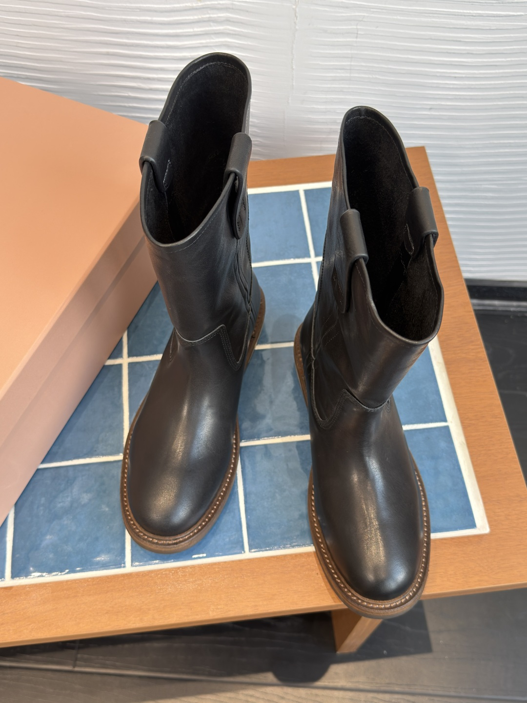 Cheap MiuMiu Boots For Women in 226634, $140 USD- [IB226634] - Replica MiuMiu Boots For Women