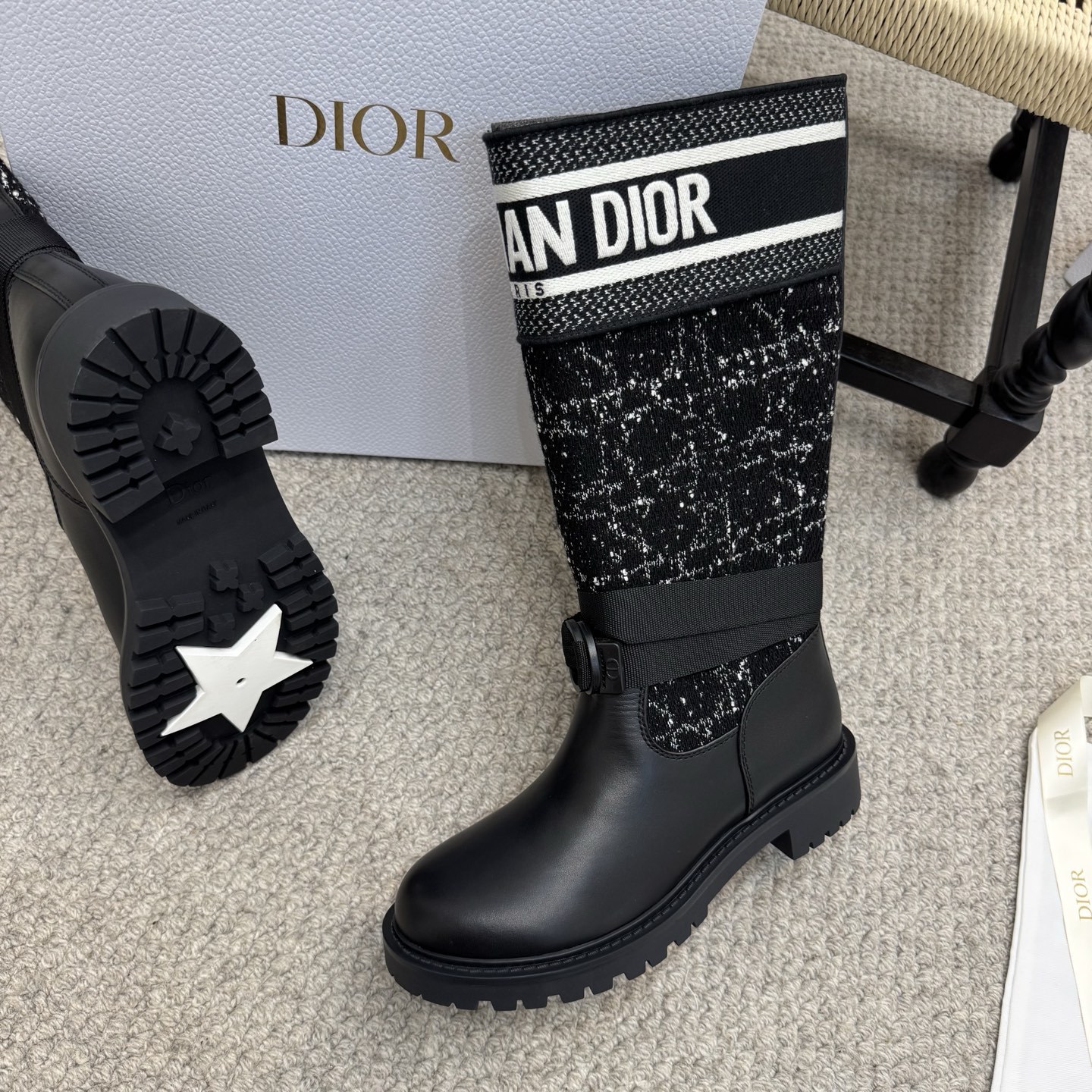 Cheap Dior Boots For Women in 226646, $130 USD- [IB226646] - Replica Dior Boots For Women