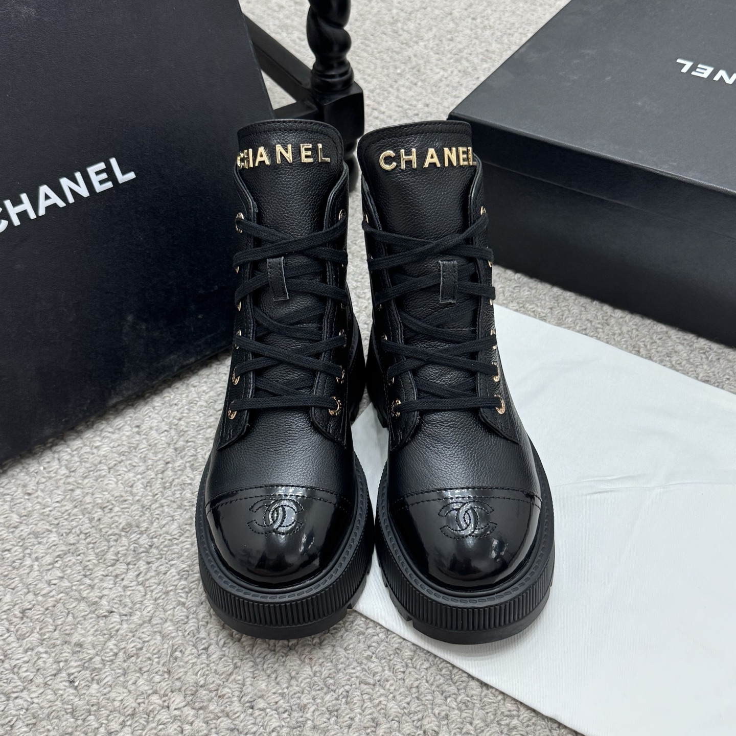 Cheap Chanel Boots For Women in 226649, $130 USD- [IB226649] - Replica Chanel Boots For Women