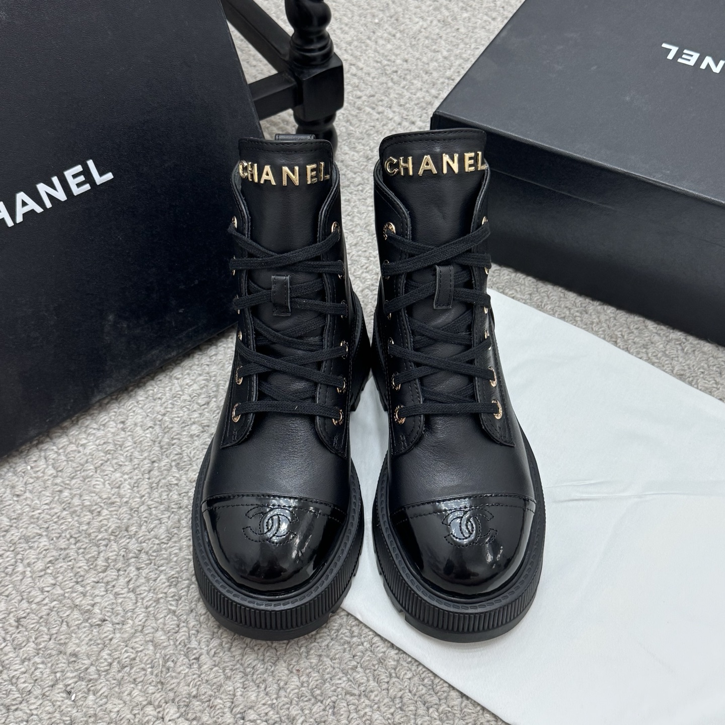 Cheap Chanel Boots For Women in 226650, $130 USD- [IB226650] - Replica Chanel Boots For Women