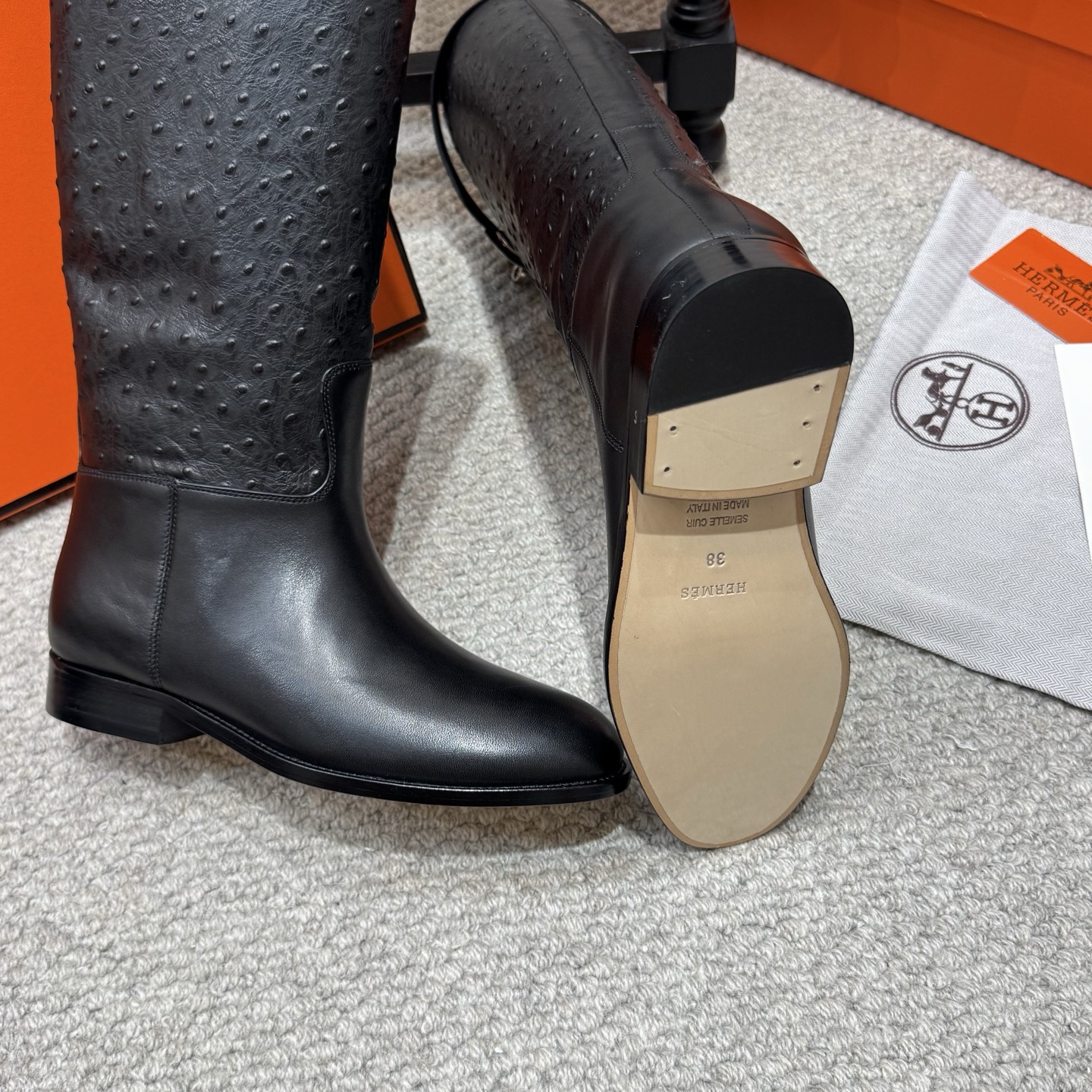 Cheap Hermes Shoes For Women in 226653, $135 USD- [IB226653] - Replica Hermes Boots For Women