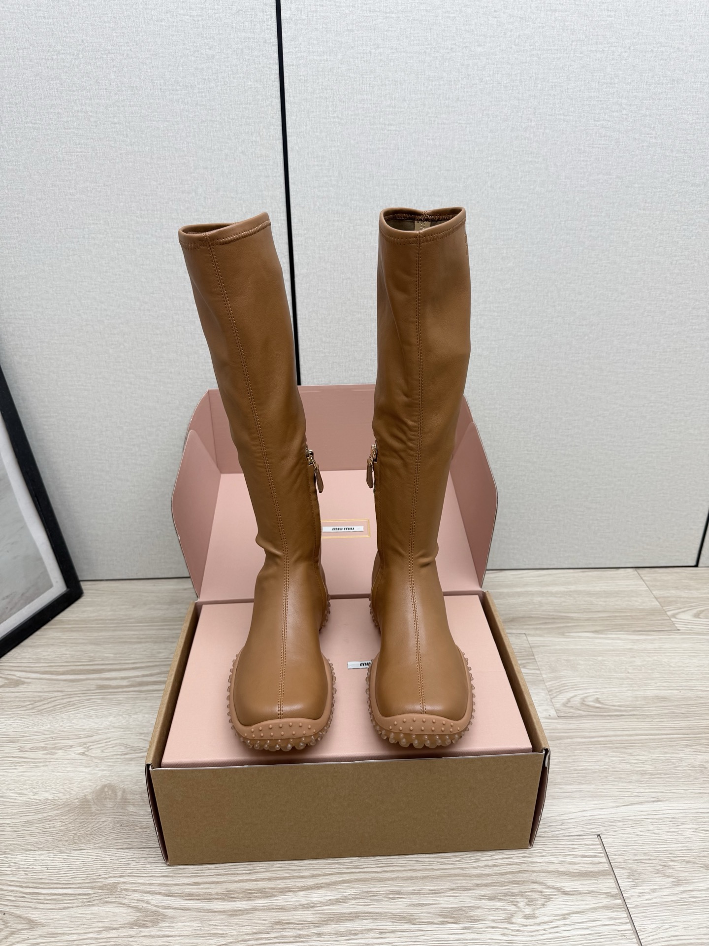 Cheap MiuMiu Boots For Women in 226654, $125 USD- [IB226654] - Replica MiuMiu Boots For Women