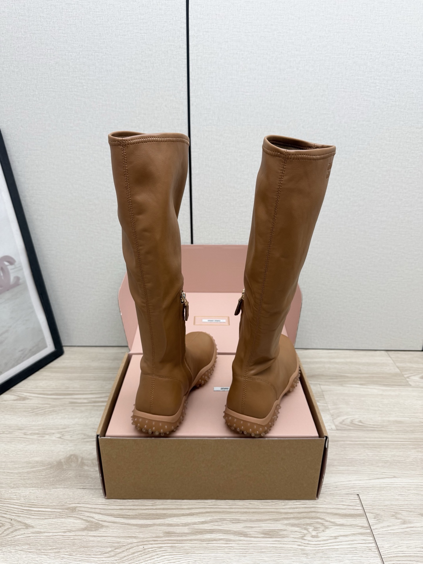 Cheap MiuMiu Boots For Women in 226654, $125 USD- [IB226654] - Replica MiuMiu Boots For Women