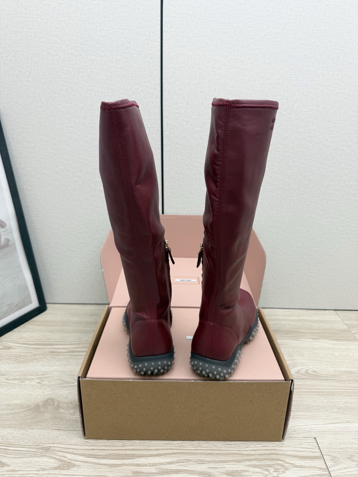 Cheap MiuMiu Boots For Women in 226655, $125 USD- [IB226655] - Replica MiuMiu Boots For Women