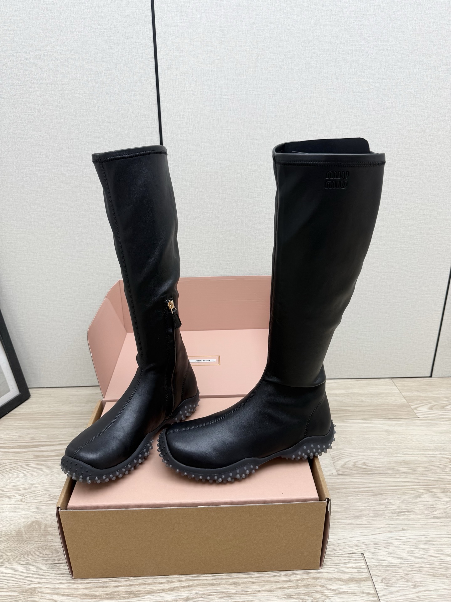 Cheap MiuMiu Boots For Women in 226656, $125 USD- [IB226656] - Replica MiuMiu Boots For Women