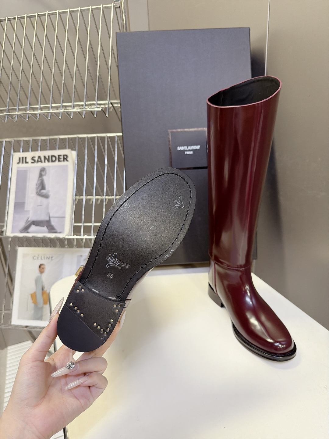 Cheap YSL Boots For Women in 226658, $150 USD- [IB226658] - Replica YSL Boots For Women