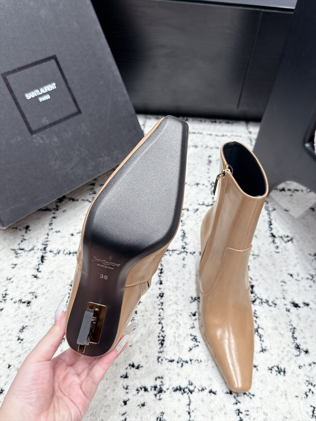 Cheap YSL Boots For Women in 226659, $125 USD- [IB226659] - Replica YSL Boots For Women