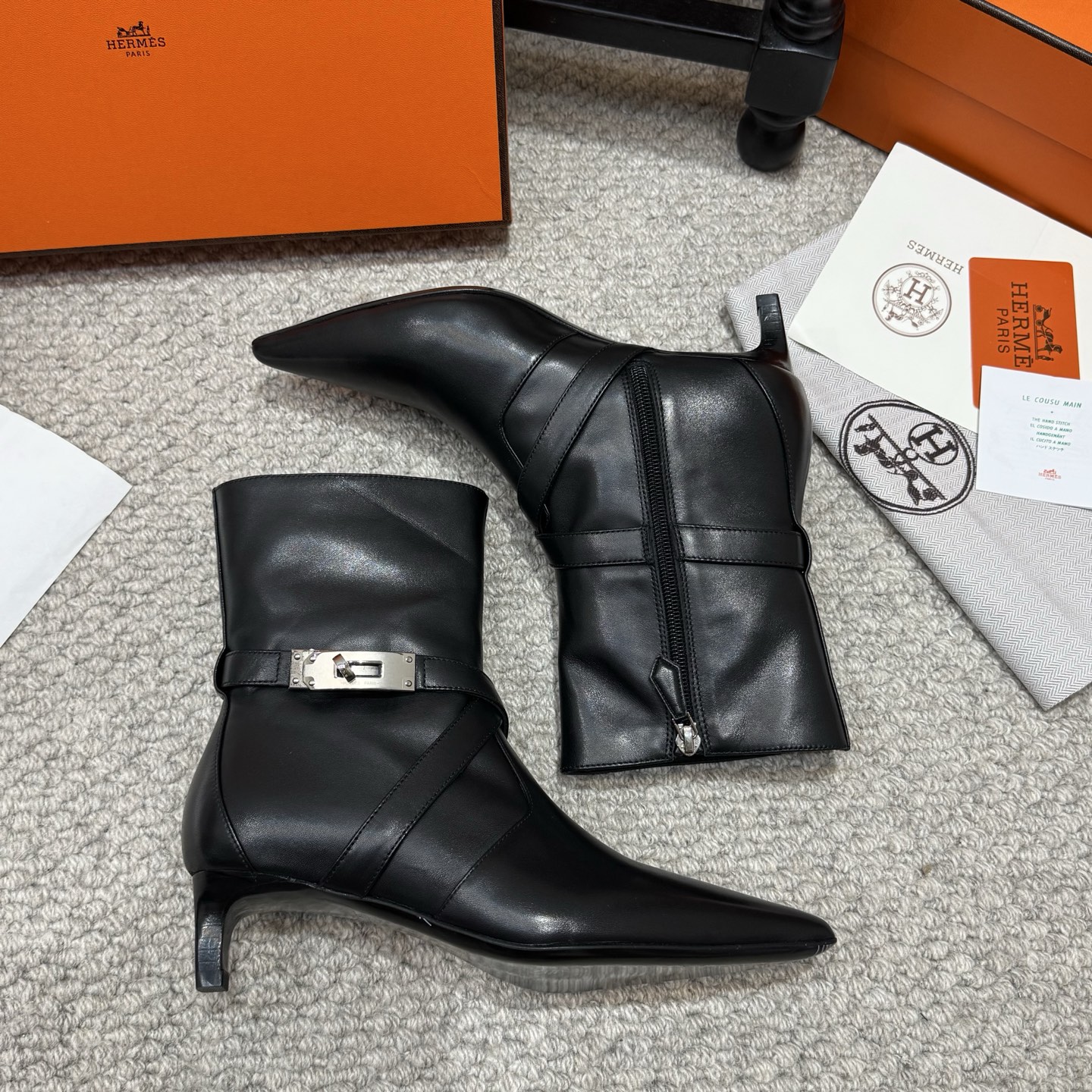 Cheap Hermes Shoes For Women in 226666, $135 USD- [IB226666] - Replica Hermes Boots For Women