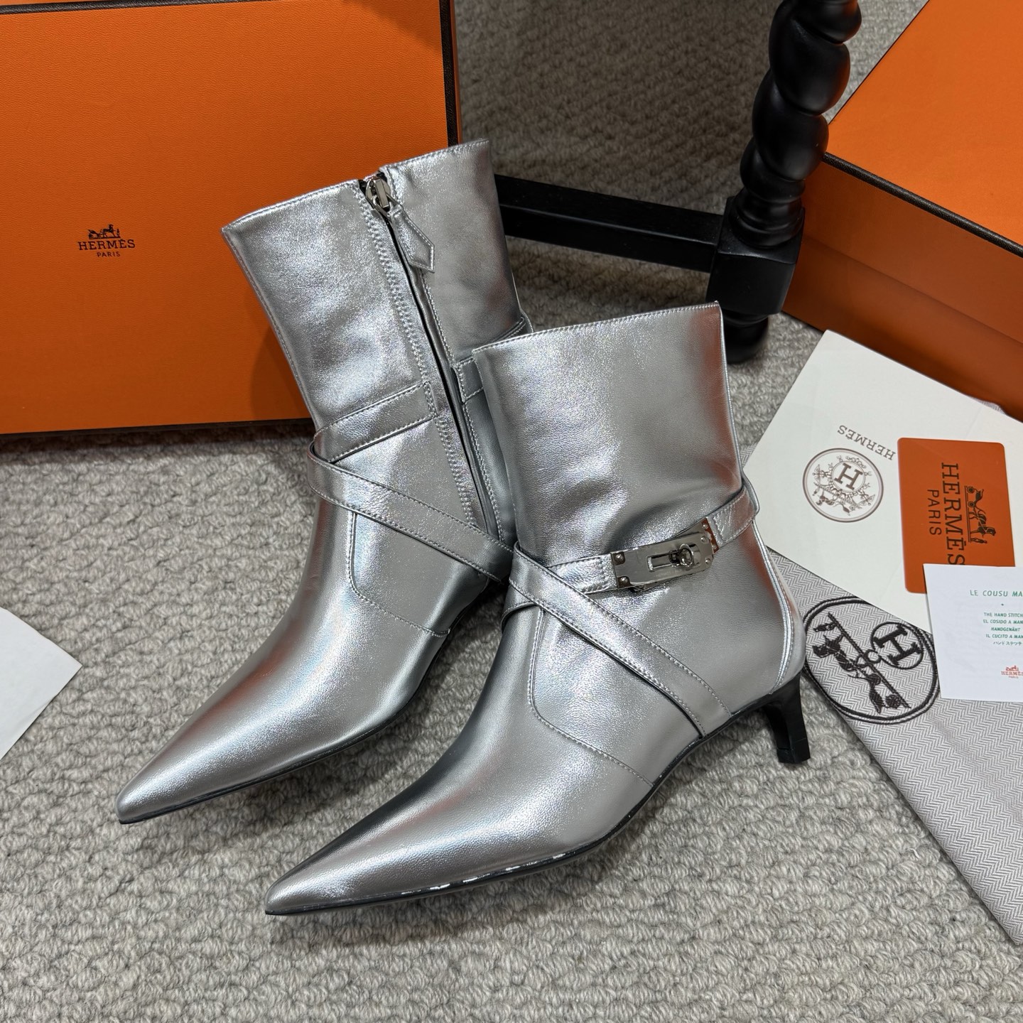 Cheap Hermes Shoes For Women in 226667, $135 USD- [IB226667] - Replica Hermes Boots For Women
