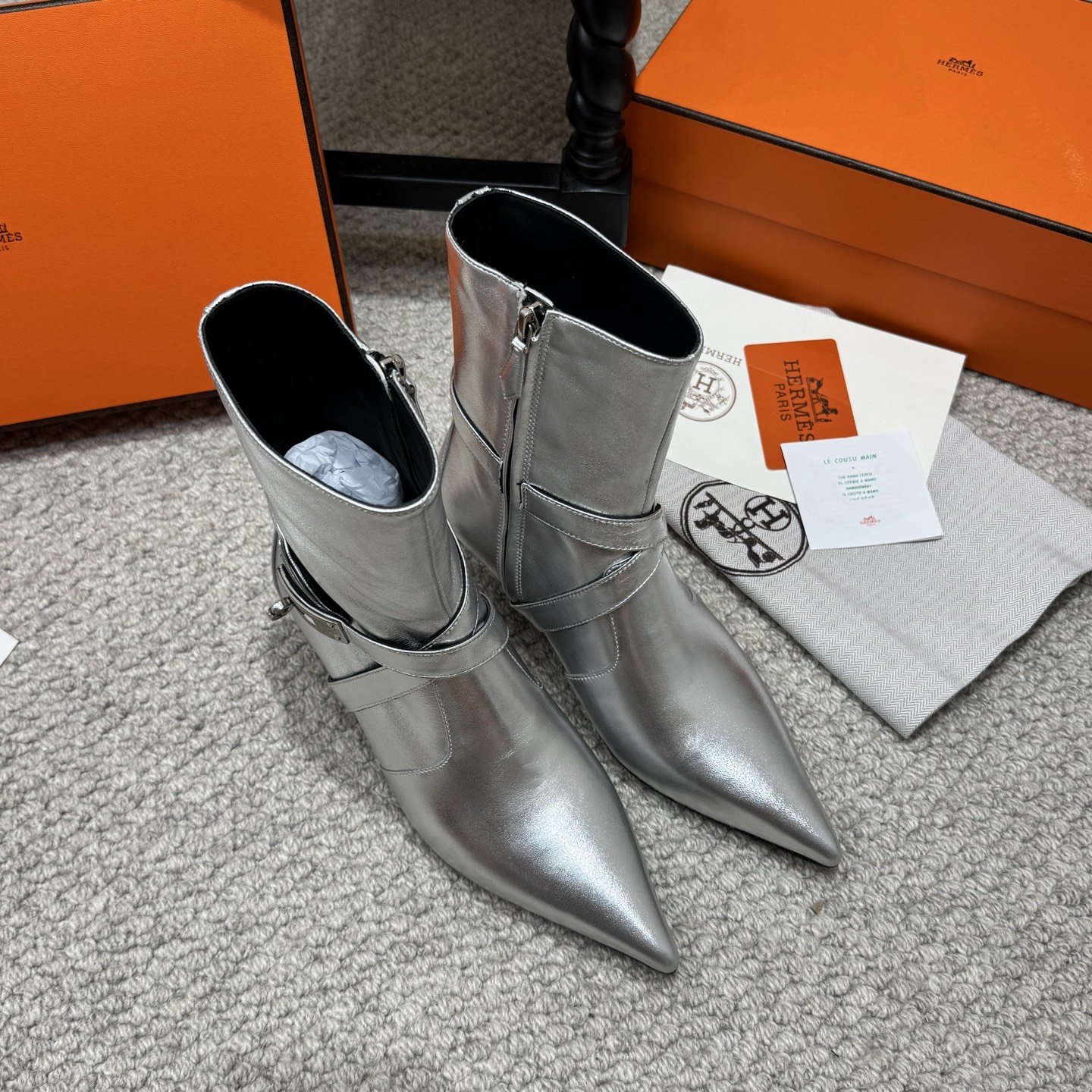 Cheap Hermes Shoes For Women in 226667, $135 USD- [IB226667] - Replica Hermes Boots For Women
