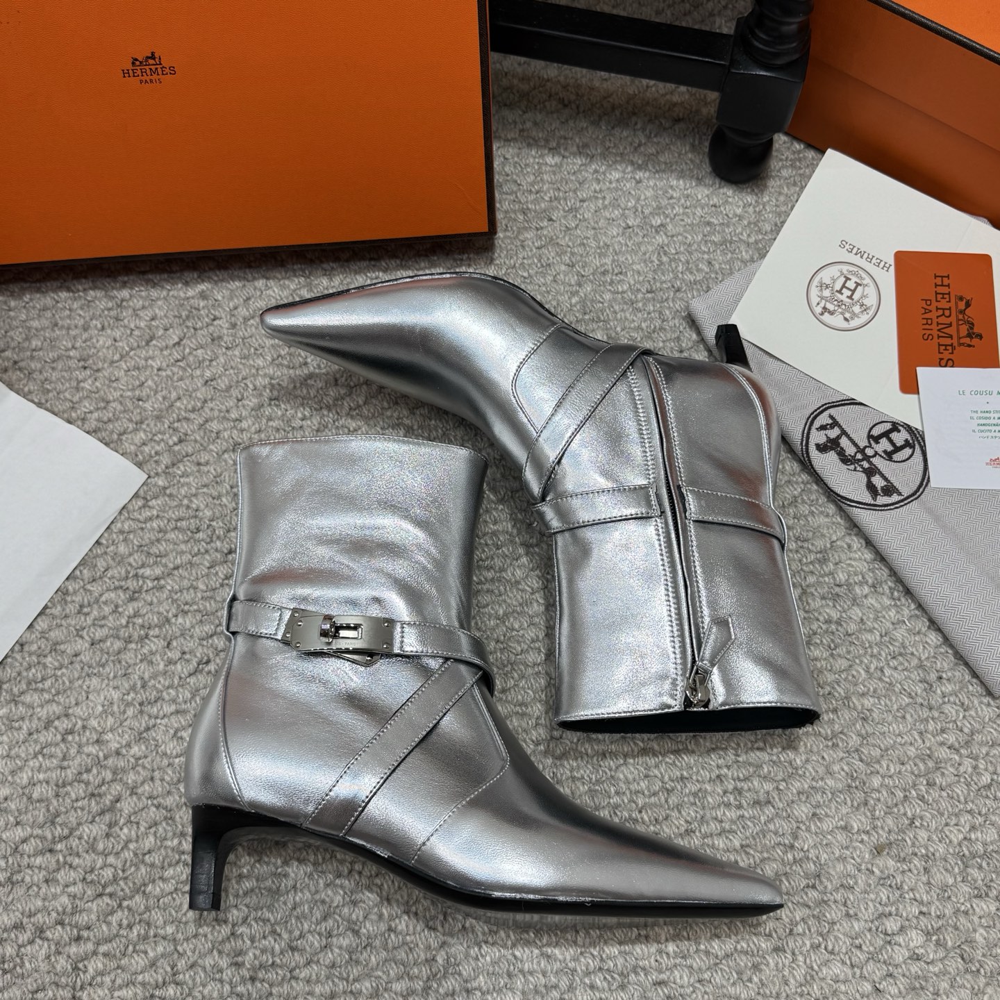 Cheap Hermes Shoes For Women in 226667, $135 USD- [IB226667] - Replica Hermes Boots For Women