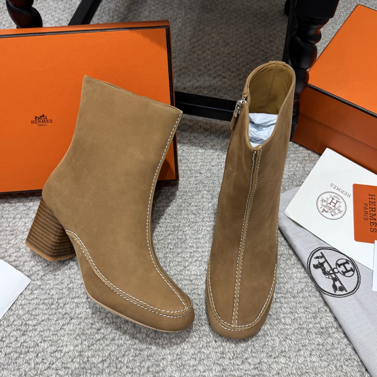 Cheap Hermes Shoes For Women in 226668, $135 USD- [IB226668] - Replica Hermes Boots For Women