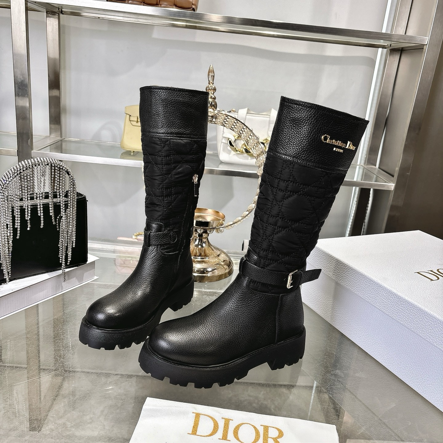 Cheap Dior Boots For Women in 226687, $150 USD- [IB226687] - Replica Dior Boots For Women