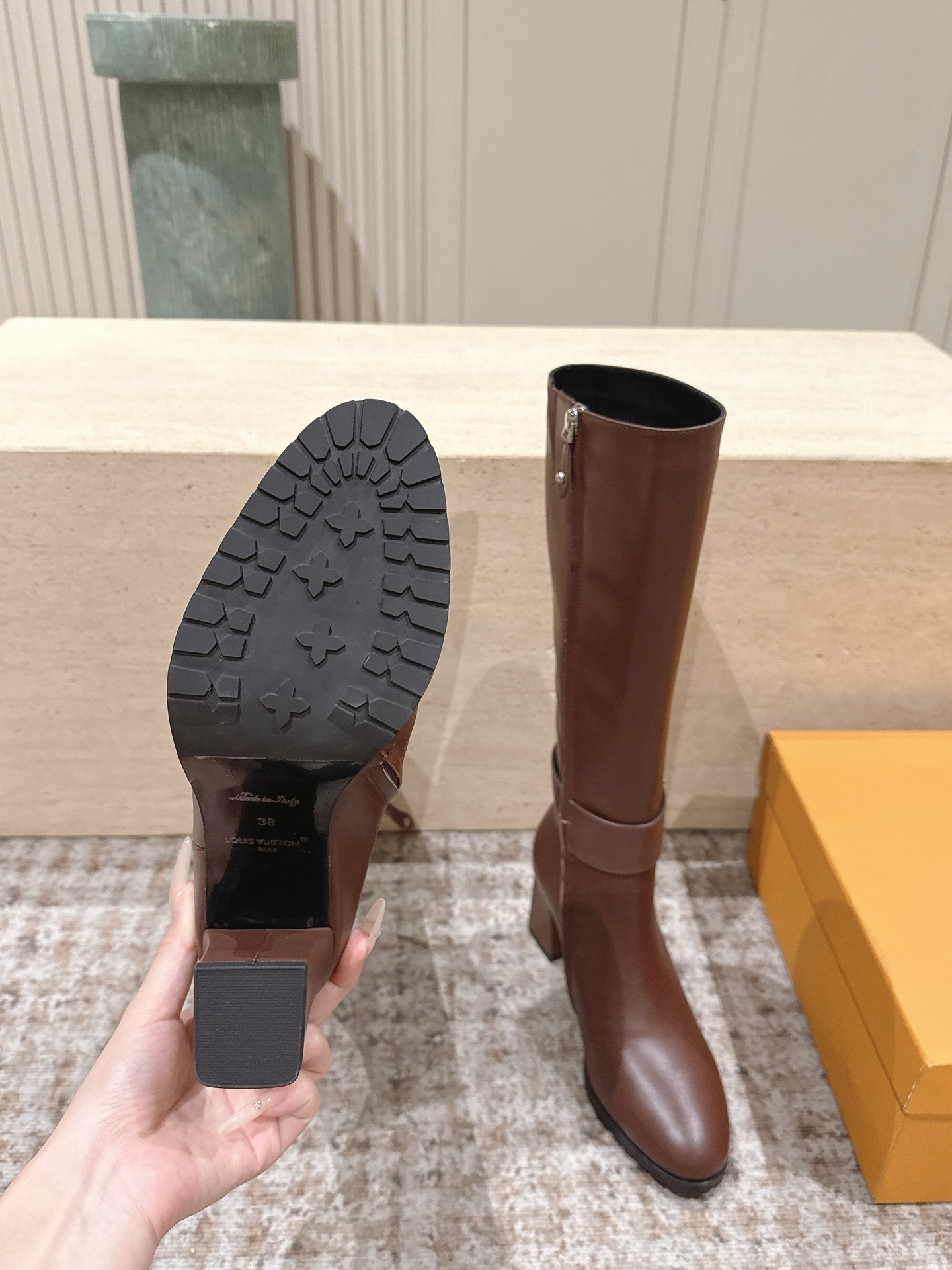 Cheap Louis Vuitton Boots For Women in 226689, $170 USD- [IB226689] - Replica Louis Vuitton Boots For Women