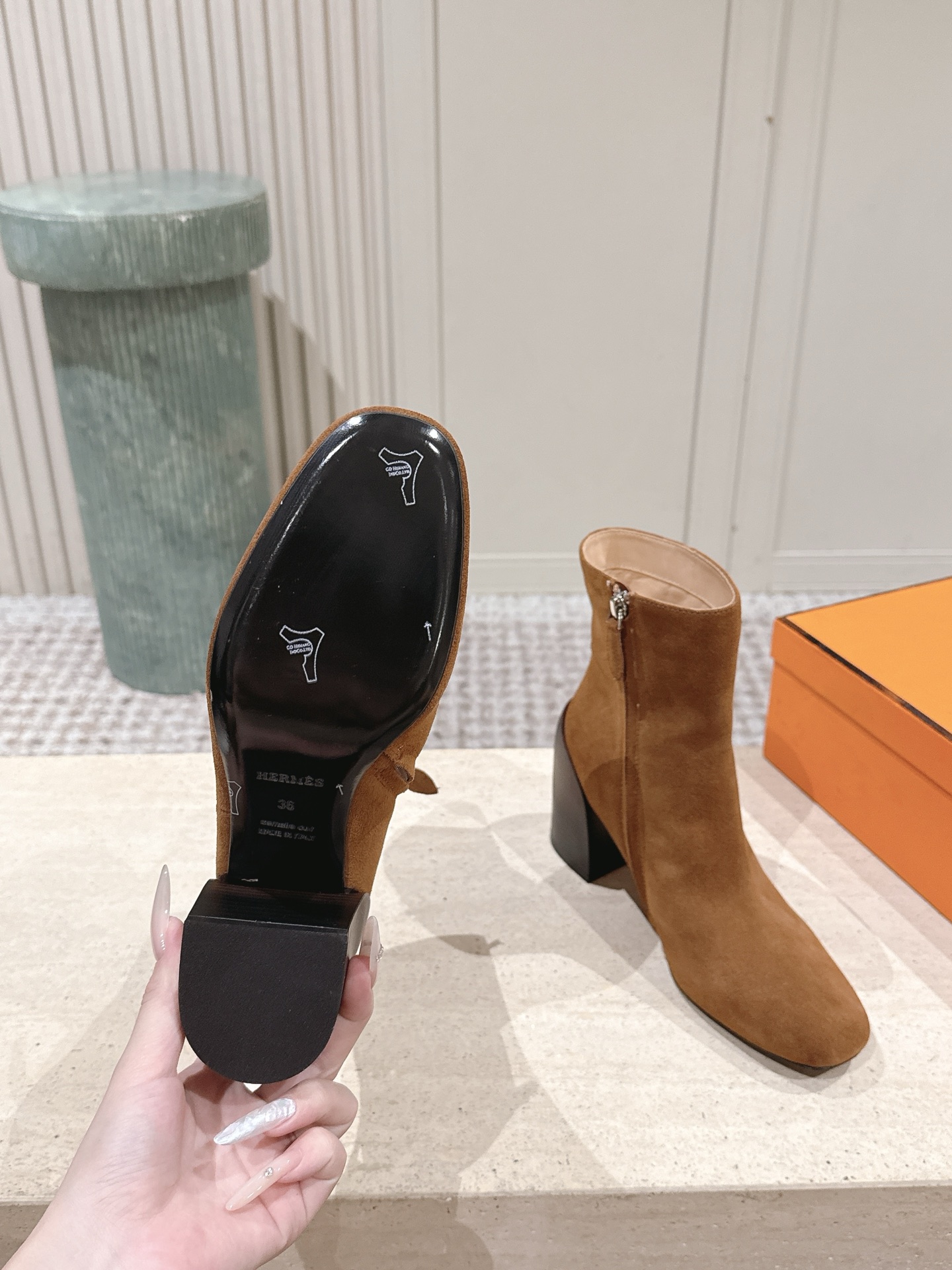 Cheap Hermes Shoes For Women in 226692, $150 USD- [IB226692] - Replica Hermes Boots For Women