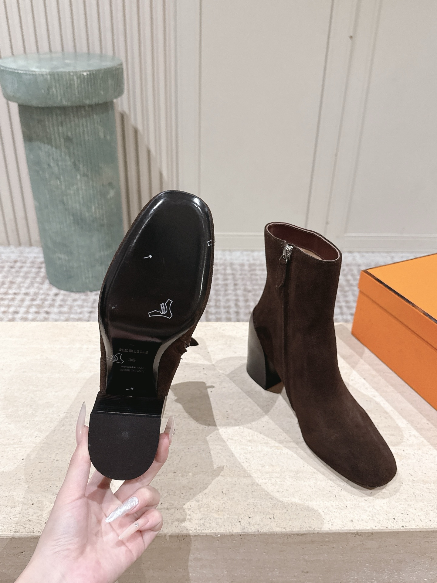 Cheap Hermes Shoes For Women in 226693, $150 USD- [IB226693] - Replica Hermes Boots For Women
