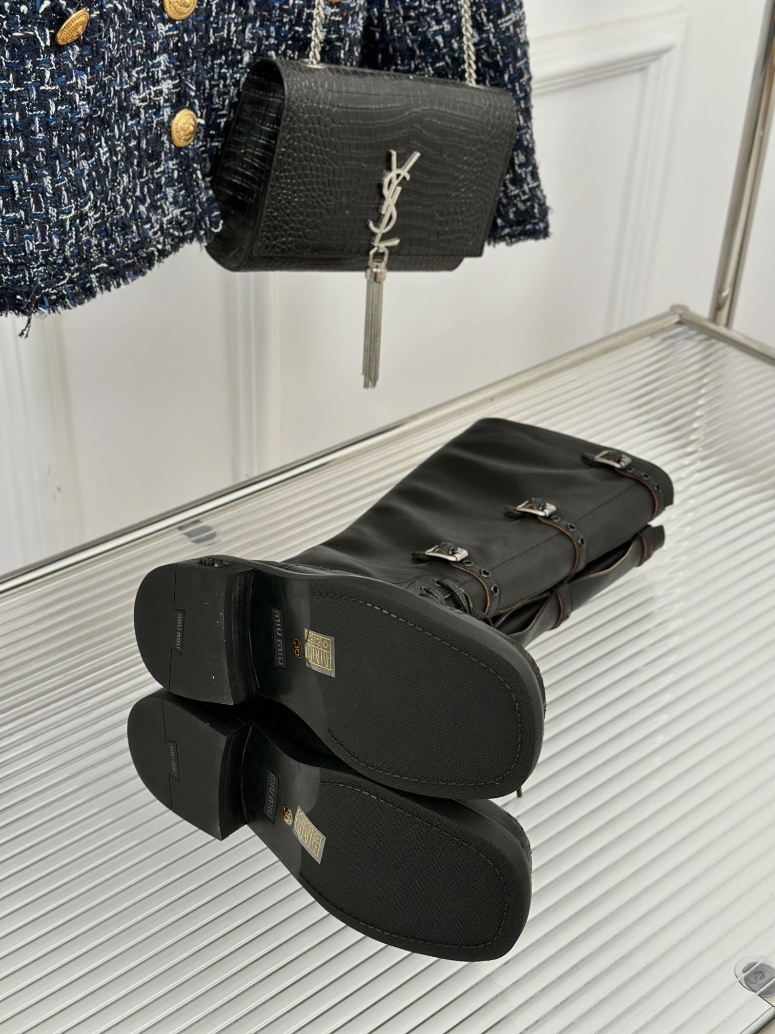 Cheap MiuMiu Boots For Women in 226695, $150 USD- [IB226695] - Replica MiuMiu Boots For Women