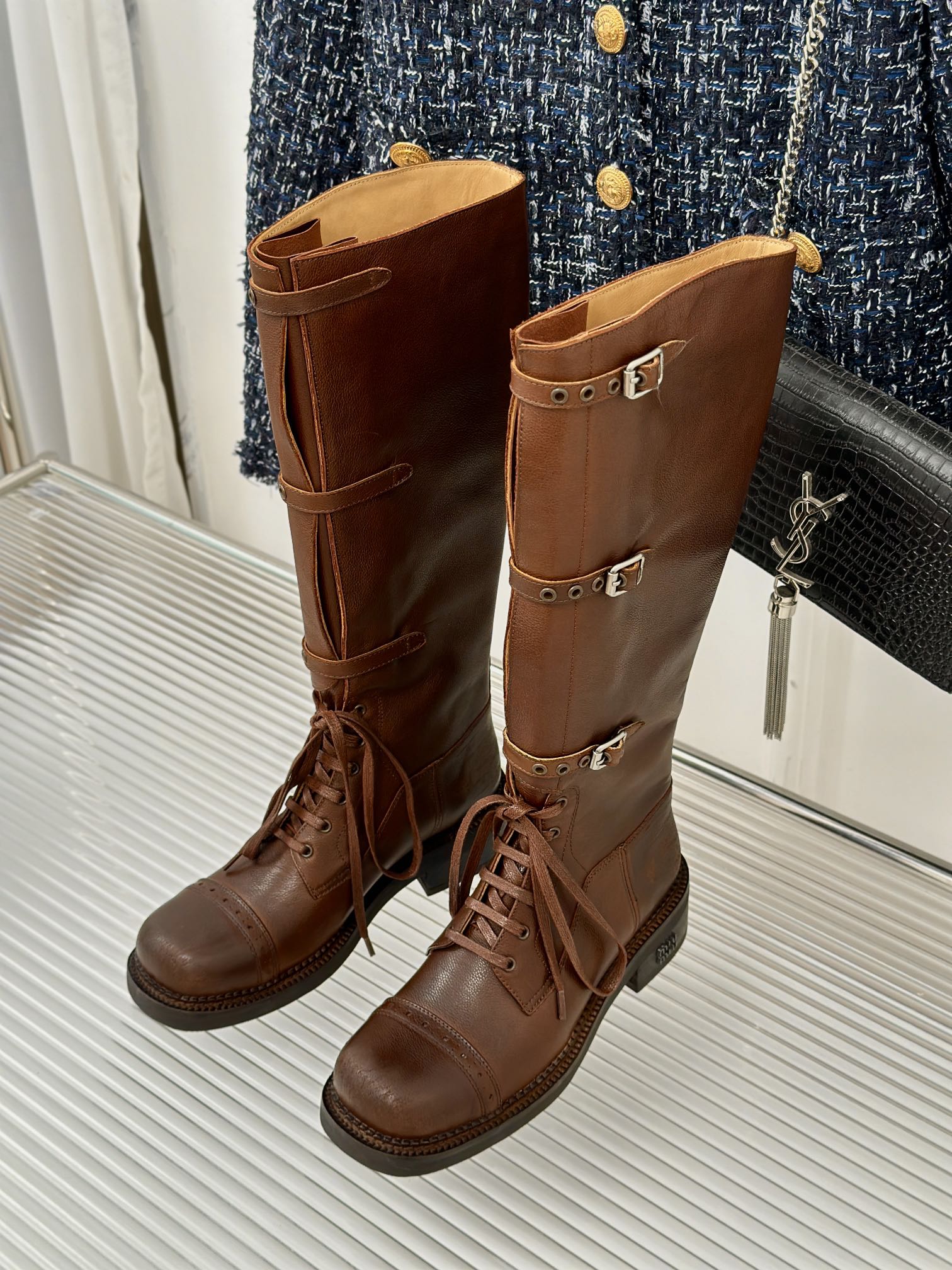 Cheap MiuMiu Boots For Women in 226696, $150 USD- [IB226696] - Replica MiuMiu Boots For Women