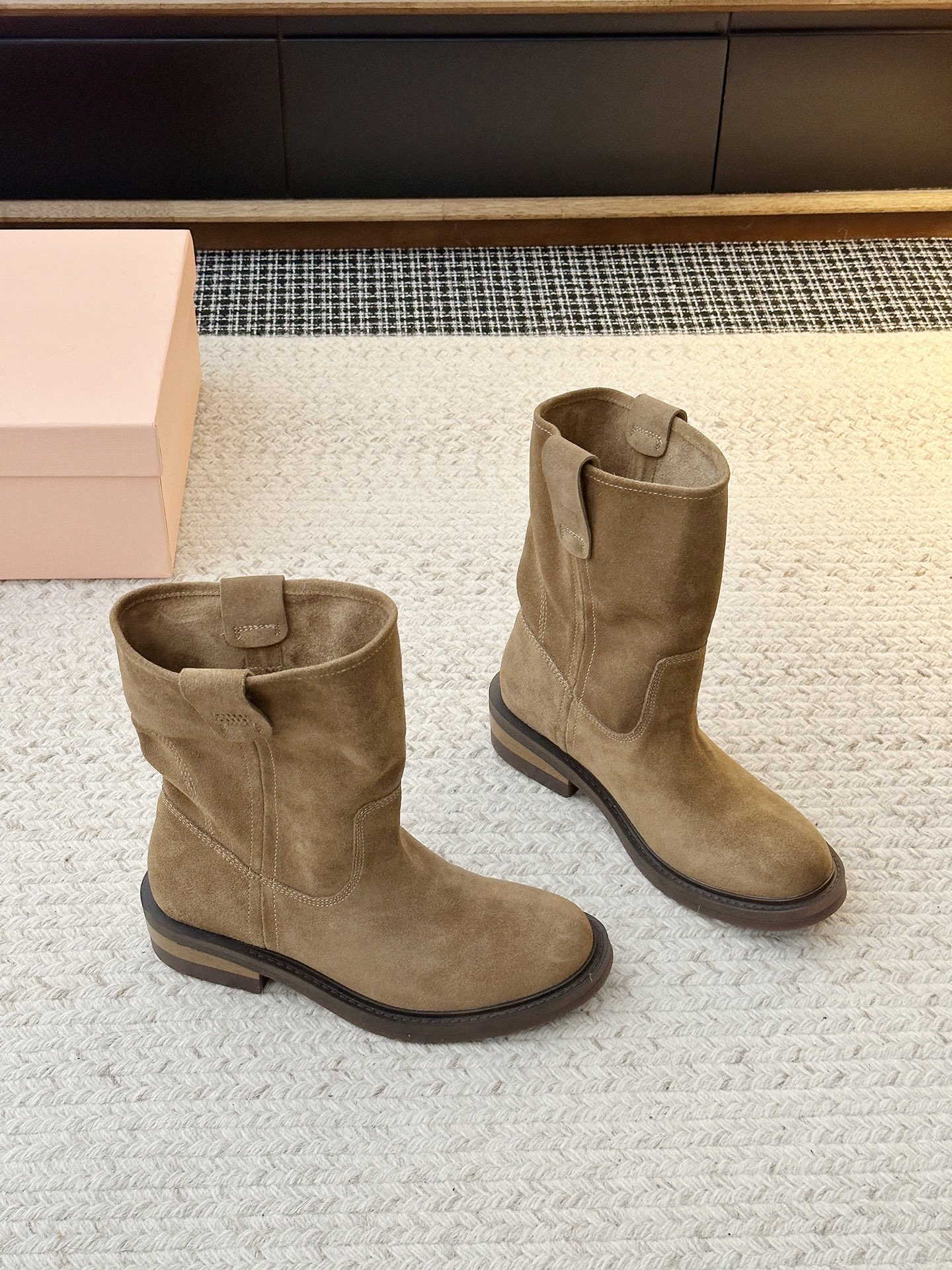 Cheap MiuMiu Boots For Women in 226721, $135 USD- [IB226721] - Replica MiuMiu Boots For Women