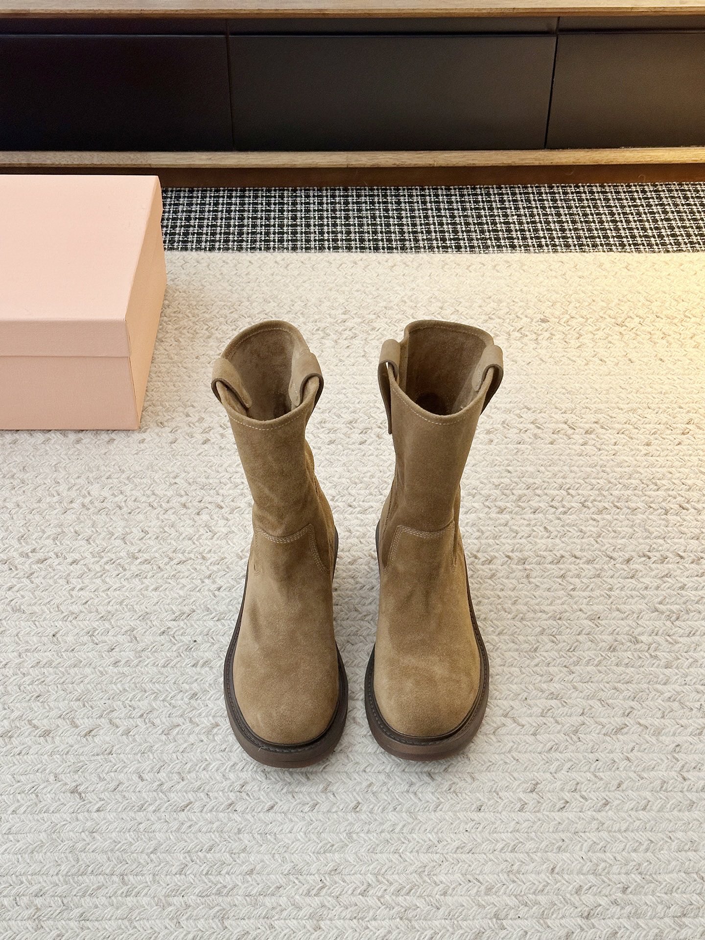 Cheap MiuMiu Boots For Women in 226721, $135 USD- [IB226721] - Replica MiuMiu Boots For Women