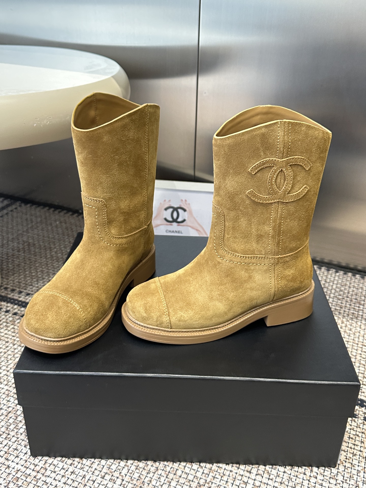 Cheap Chanel Boots For Women in 226736, $145 USD- [IB226736] - Replica Chanel Boots For Women