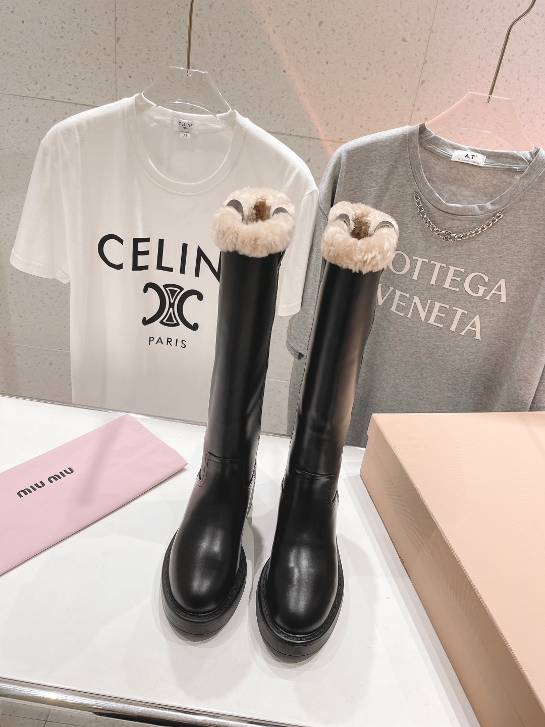 Cheap MiuMiu Boots For Women in 226806, $165 USD- [IB226806] - Replica MiuMiu Boots For Women