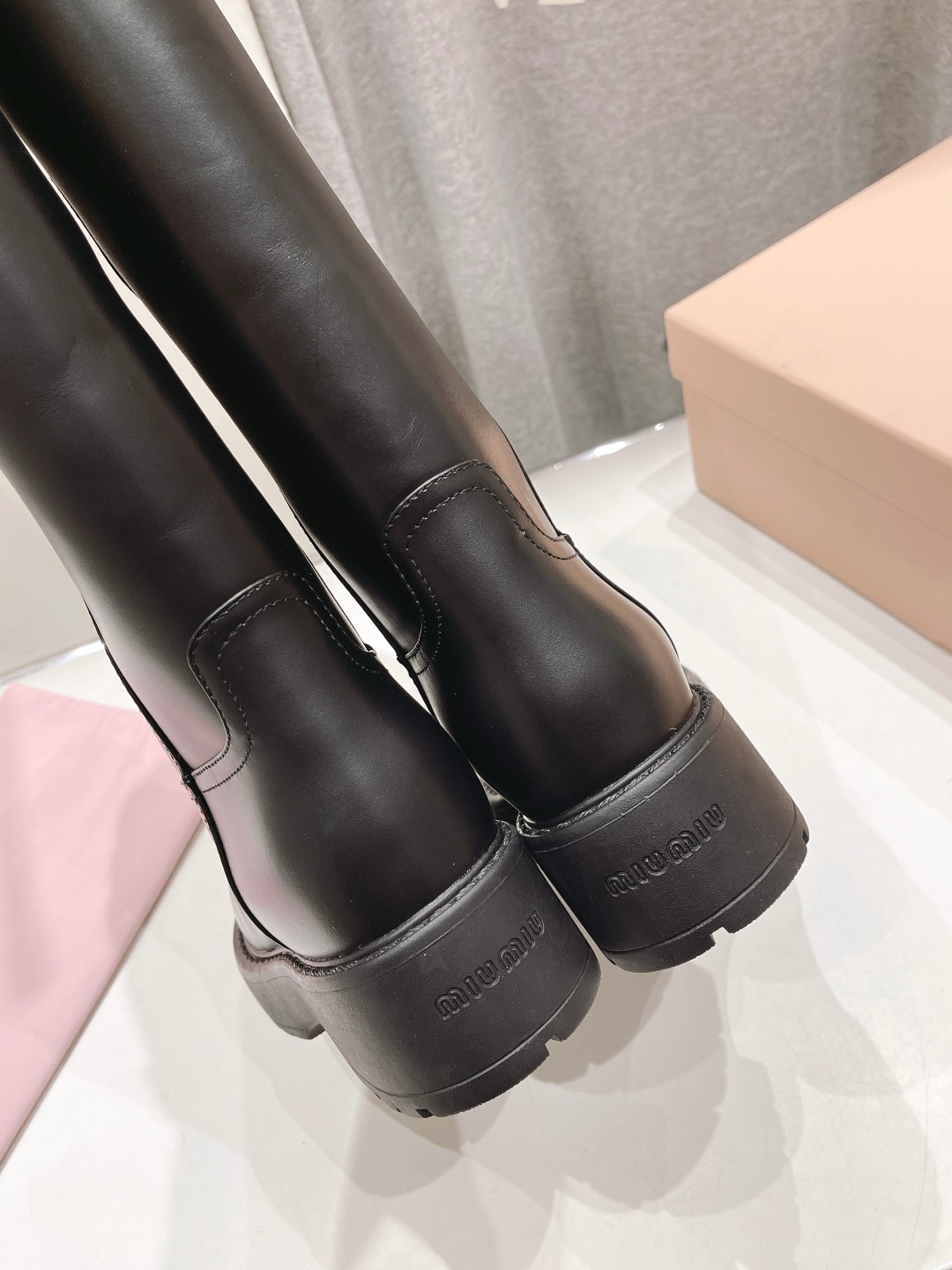 Cheap MiuMiu Boots For Women in 226806, $165 USD- [IB226806] - Replica MiuMiu Boots For Women