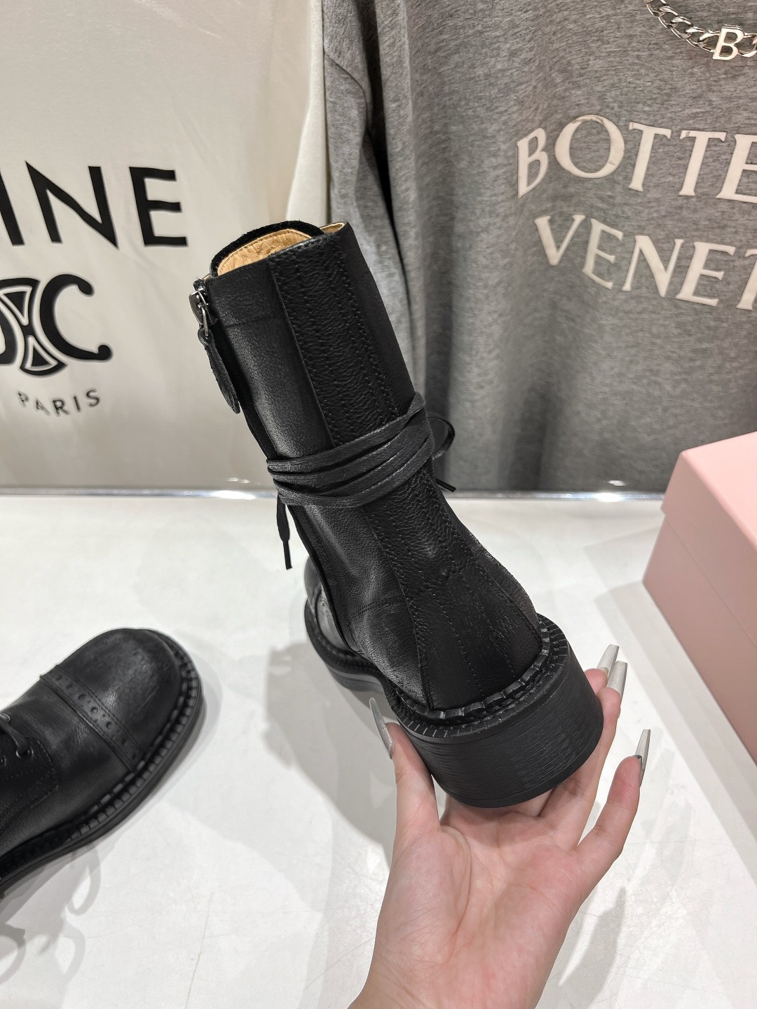 Cheap MiuMiu Boots For Women in 226810, $145 USD- [IB226810] - Replica MiuMiu Boots For Women