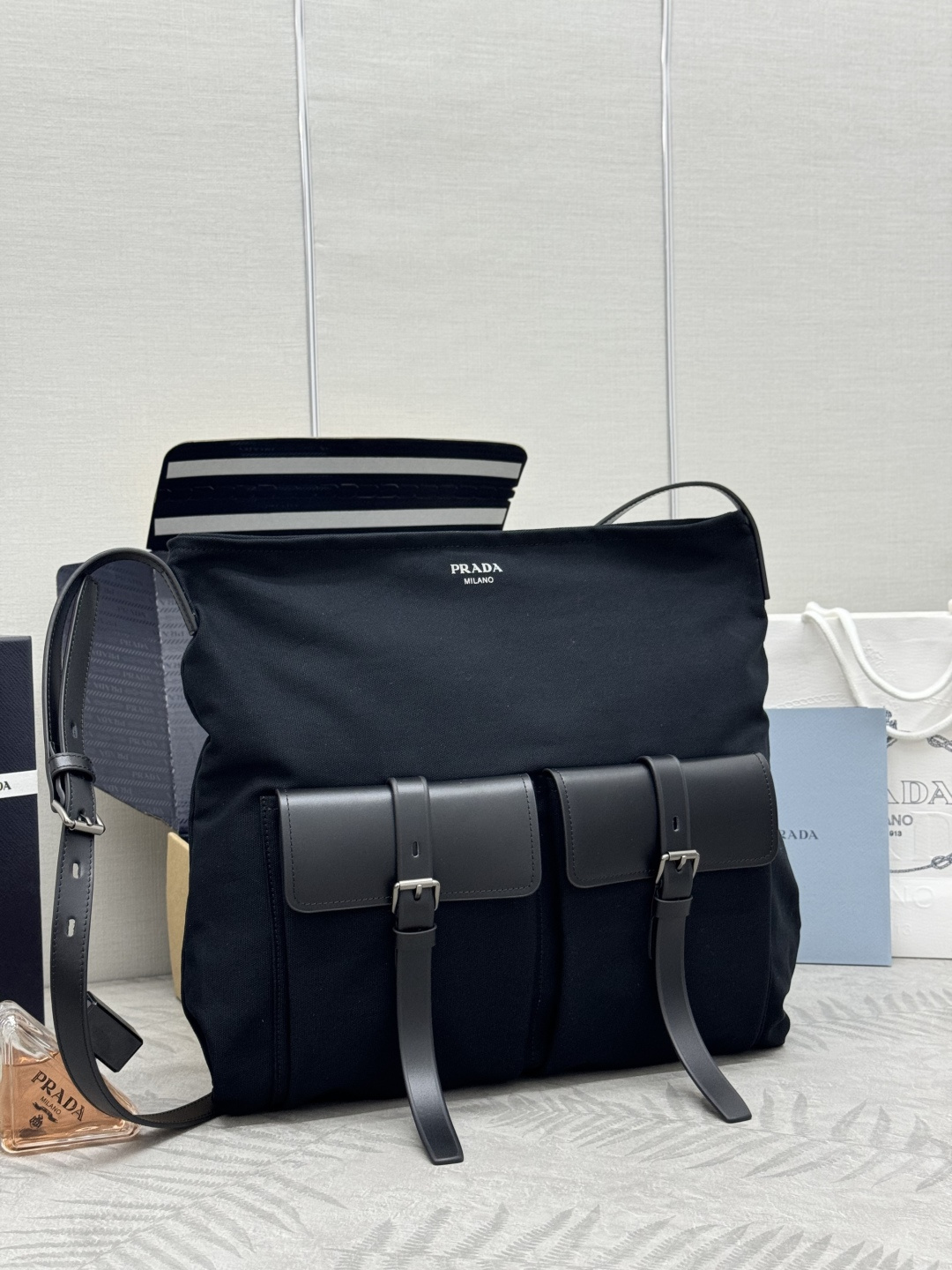 Cheap Proda Bags For Men in 227054, $130 USD- [IB227054] - Replica Proda Bags For Men