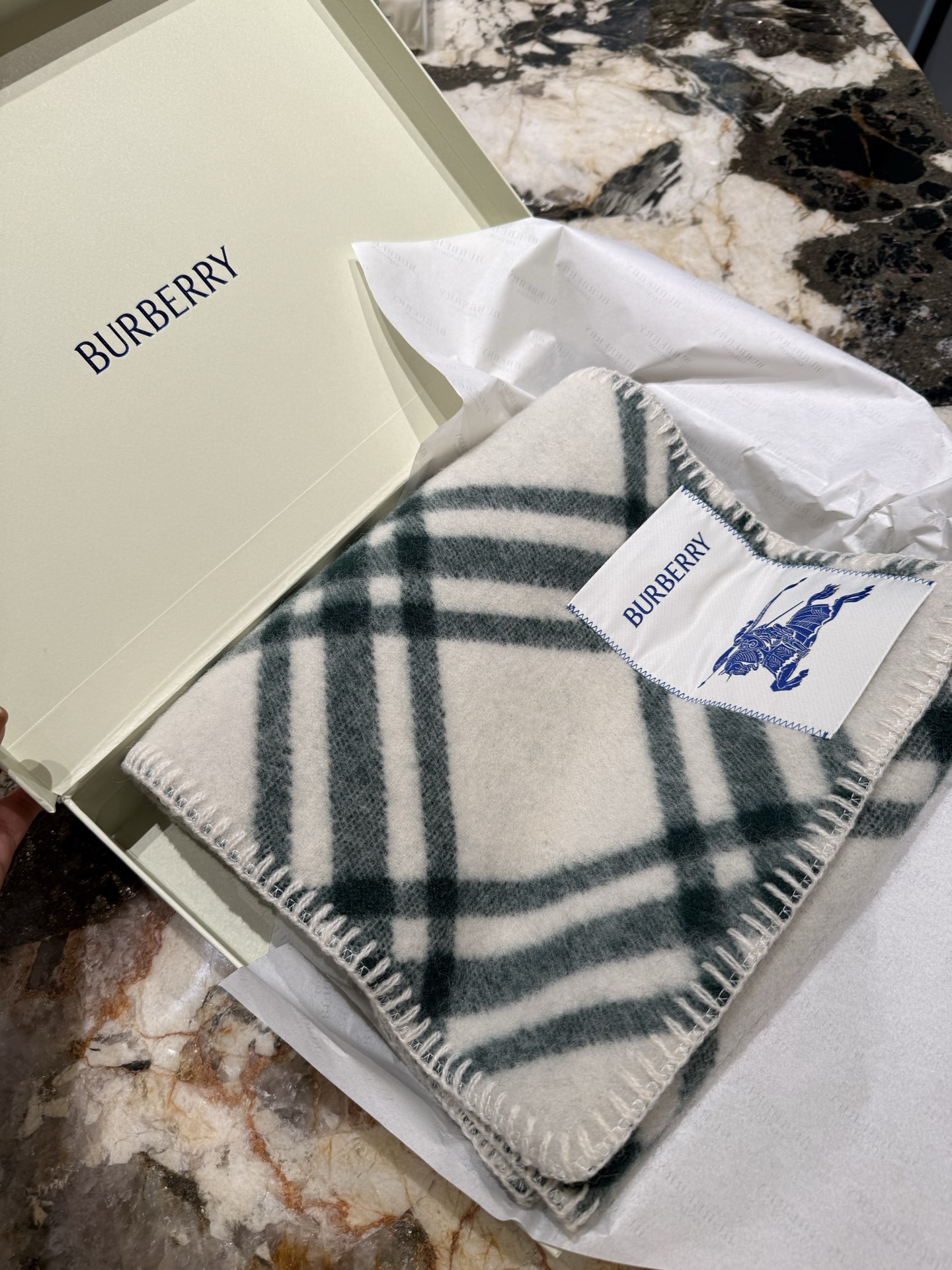 Cheap Burberry Cashmere Scarf in 227124, $55 USD- [IB227124] - Replica Burberry Cashmere Scarf