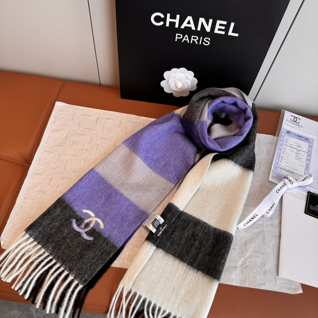 Cheap Chanel Scarf in 227142, $55 USD- [IB227142] - Replica Chanel Scarf