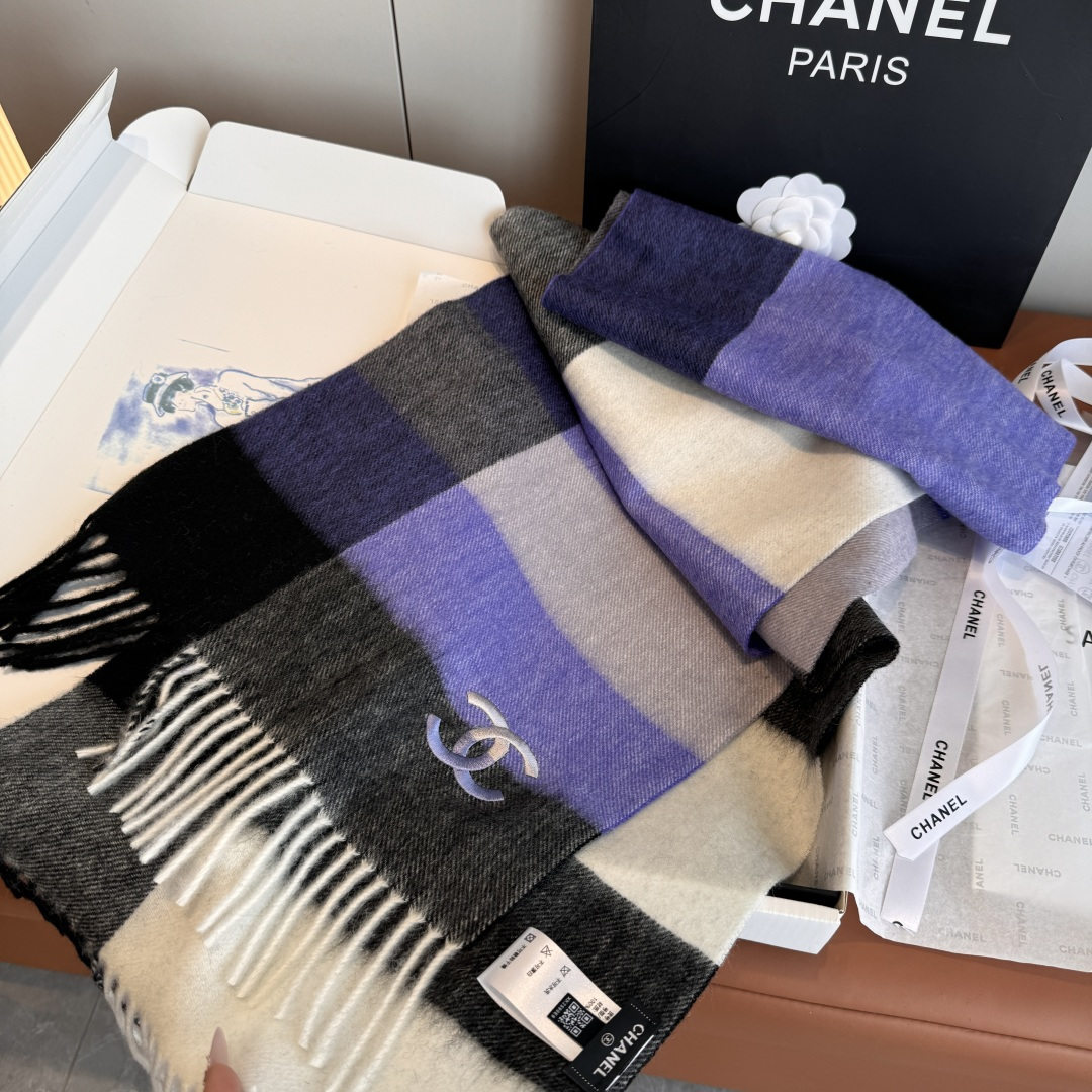 Cheap Chanel Scarf in 227142, $55 USD- [IB227142] - Replica Chanel Scarf