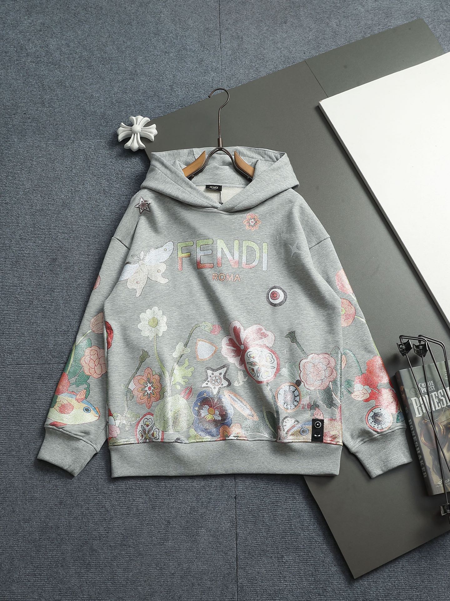 Cheap Fendi Hoodies for Men in 227154, $50 USD- [IB227154] - Replica Fendi Hoodies for Men