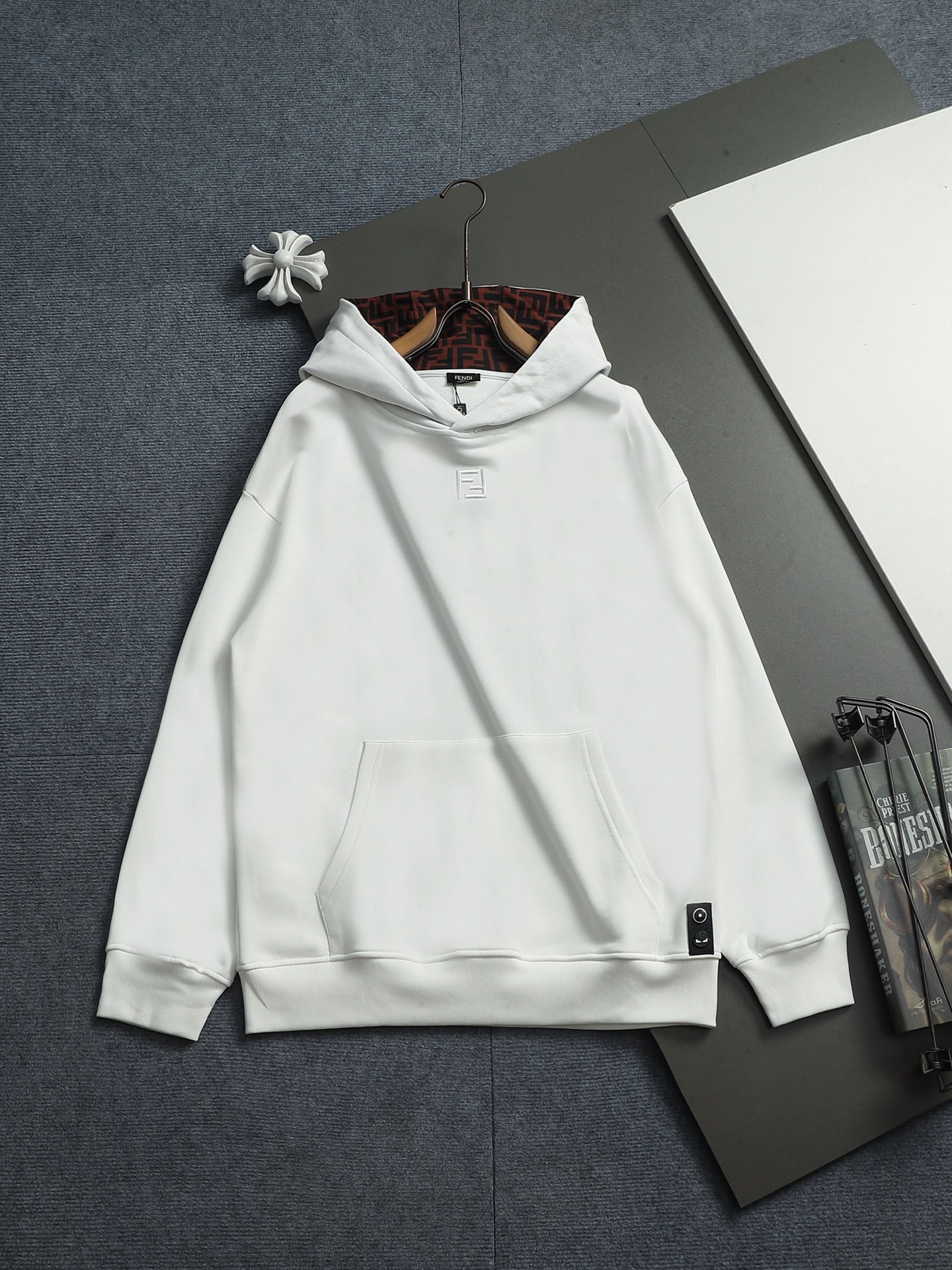 Cheap Fendi Hoodies for Men in 227160, $50 USD- [IB227160] - Replica Fendi Hoodies for Men