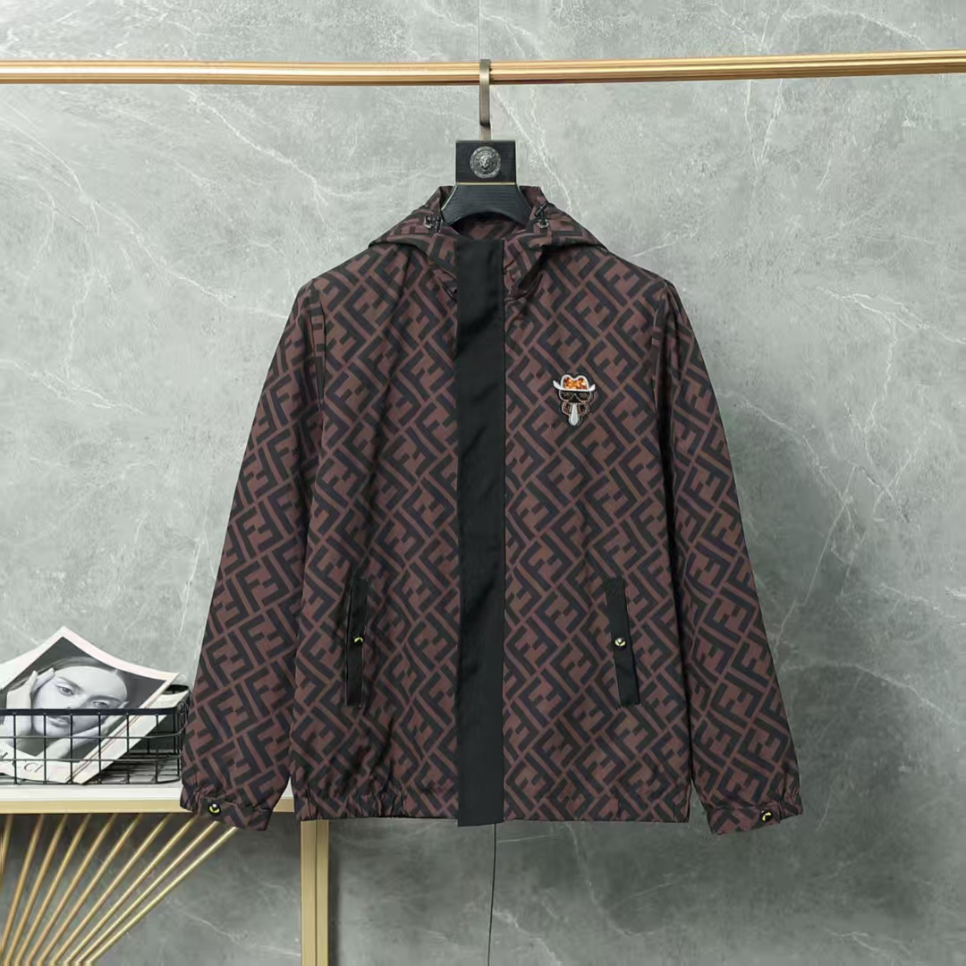 Cheap Fendi Jackets For Men in 227171, $55 USD- [IB227171] - Replica Fendi Jackets For Men