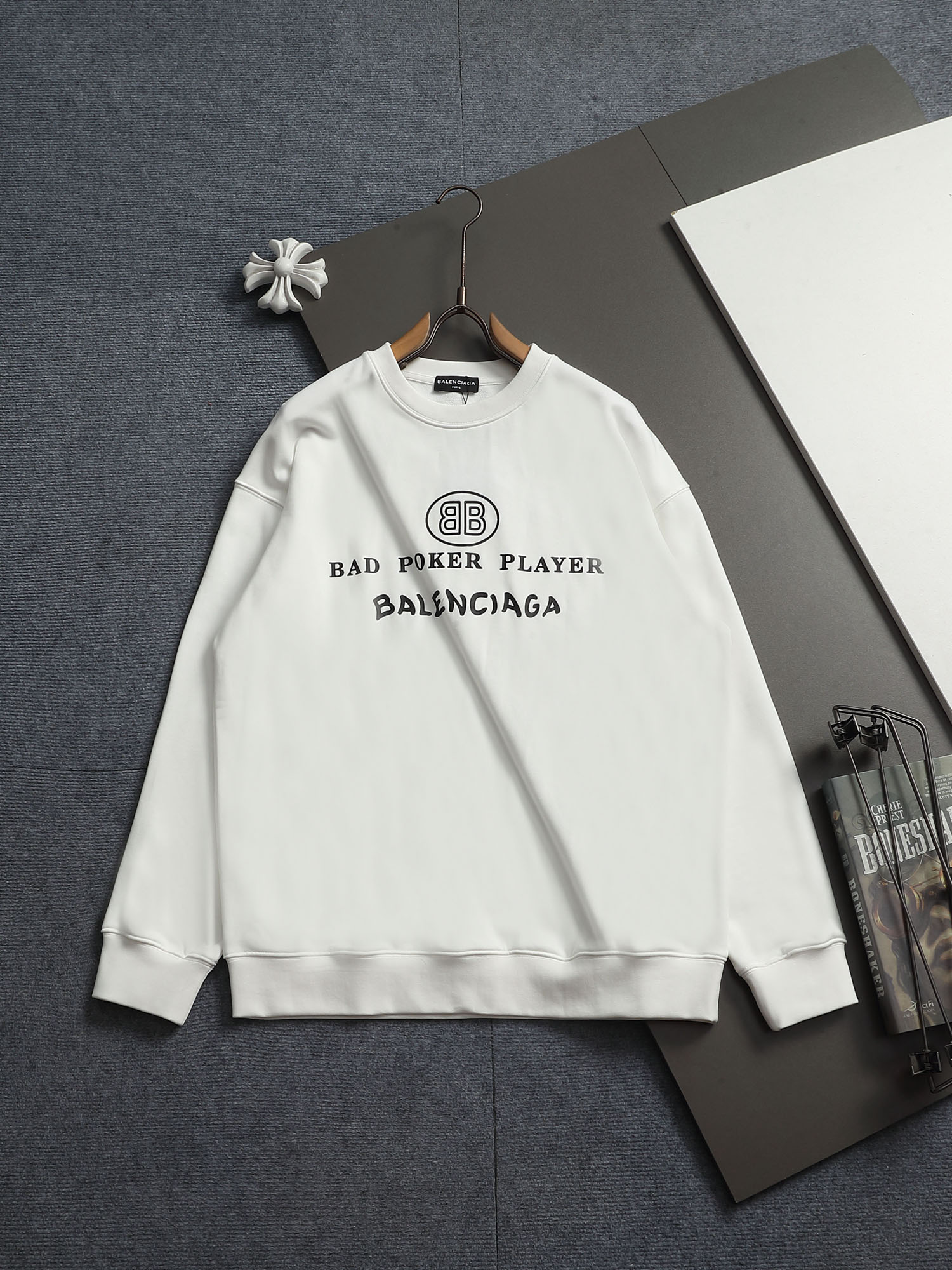Cheap Balenciaga Hoodies for Men in 227186, $55 USD- [IB227186] - Replica Balenciaga Hoodies for Men