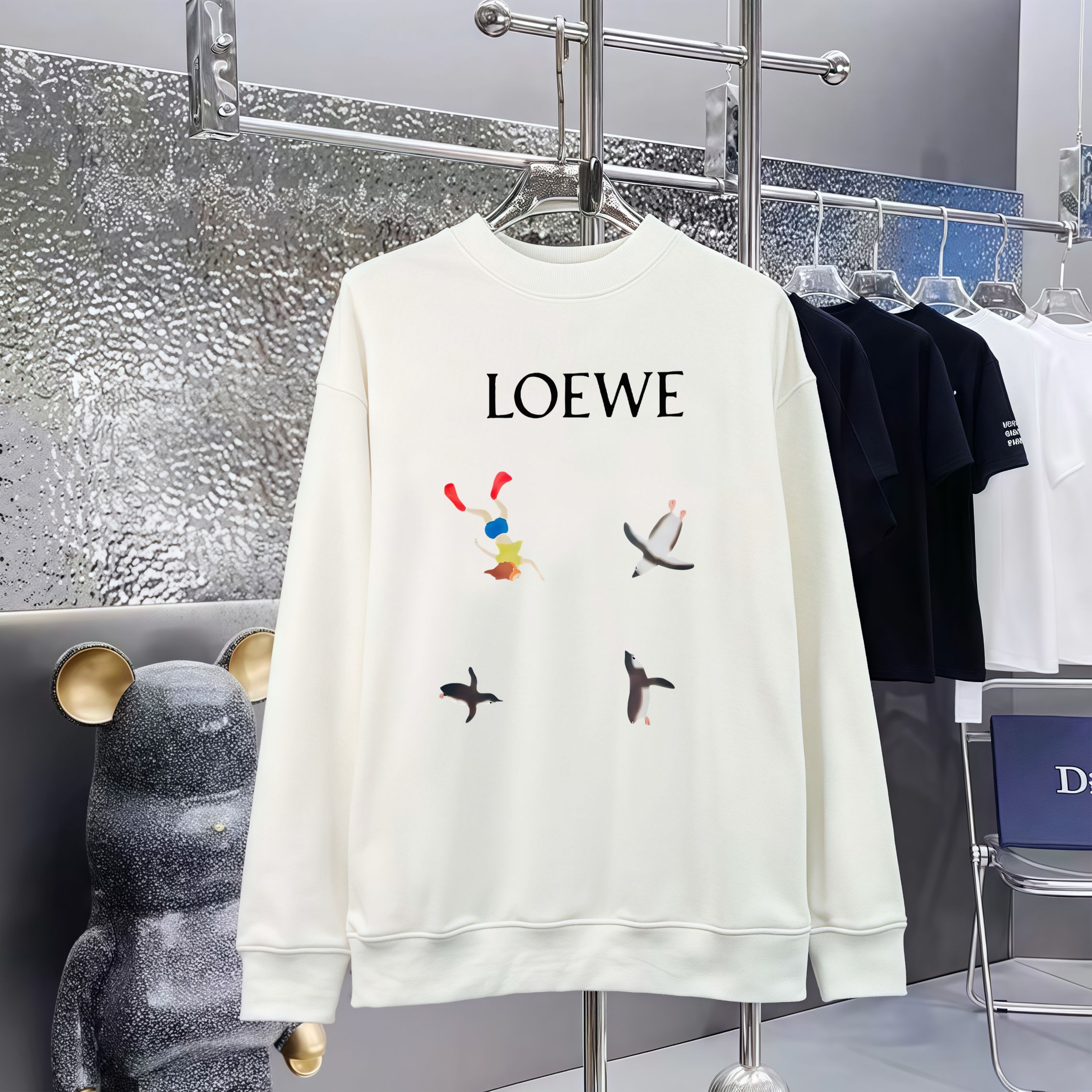Cheap Loewe Hoodies in 227286, $50 USD- [IB227286] - Replica Loewe Hoodies