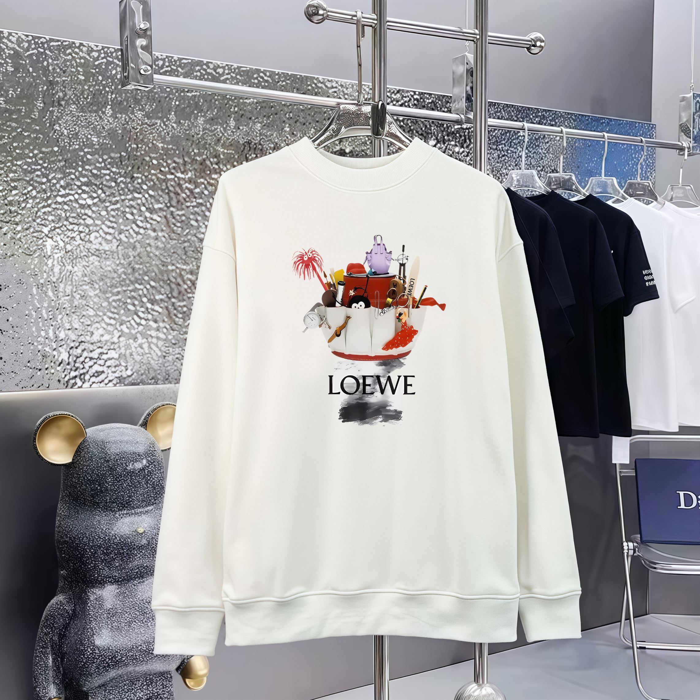 Cheap Loewe Hoodies in 227288, $50 USD- [IB227288] - Replica Loewe Hoodies