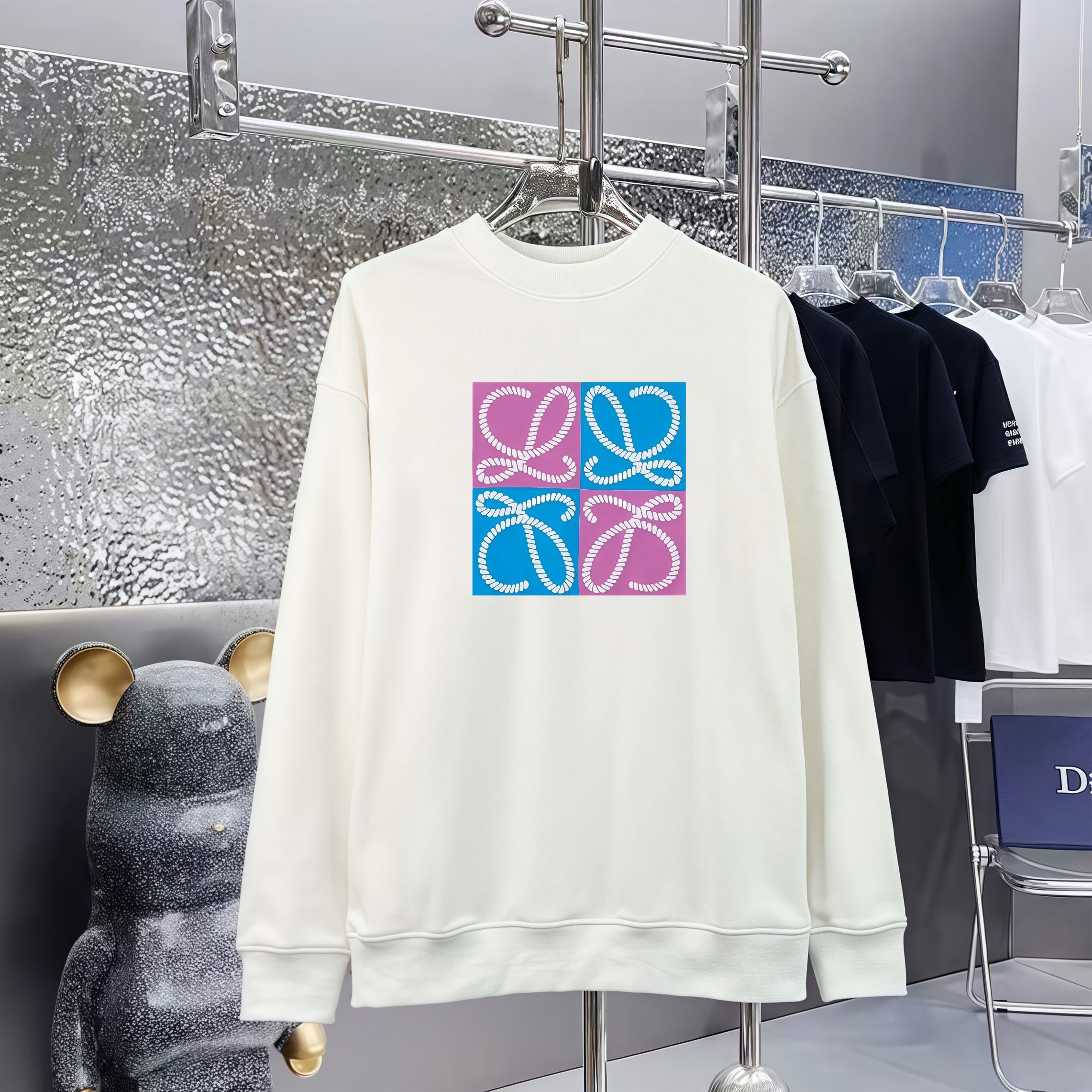 Cheap Loewe Hoodies in 227298, $50 USD- [IB227298] - Replica Loewe Hoodies