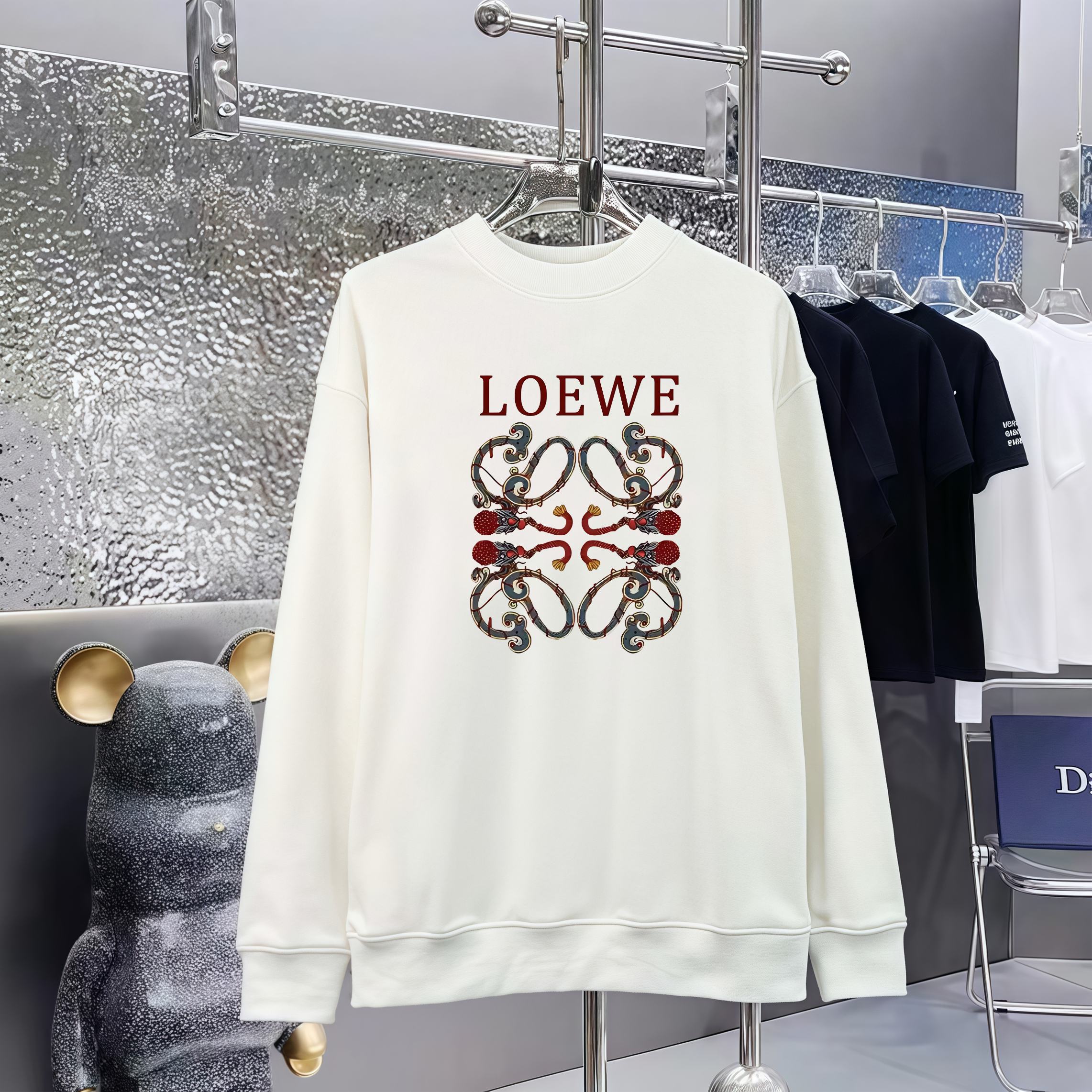 Cheap Loewe Hoodies in 227319, $50 USD- [IB227319] - Replica Loewe Hoodies