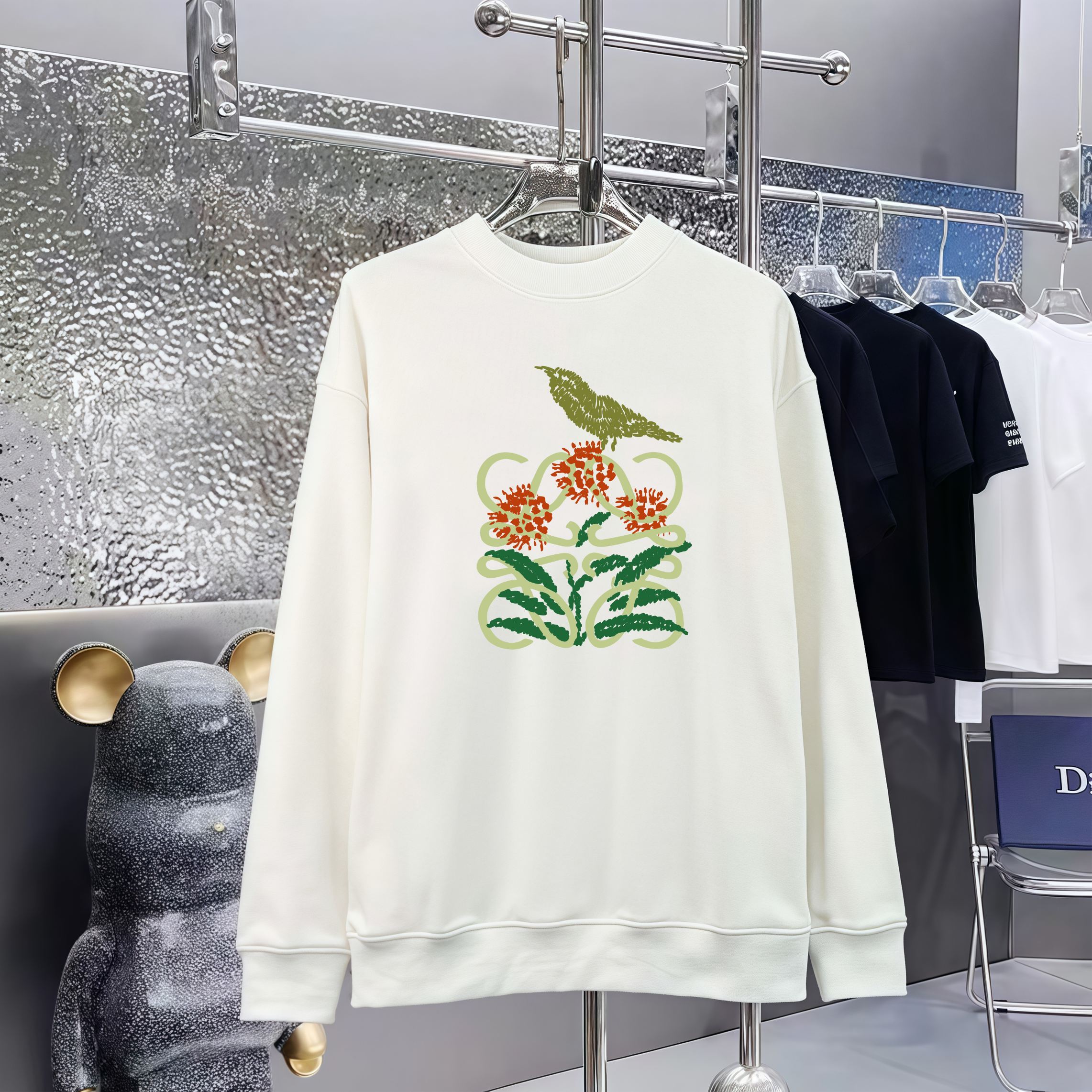 Cheap Loewe Hoodies in 227333, $50 USD- [IB227333] - Replica Loewe Hoodies