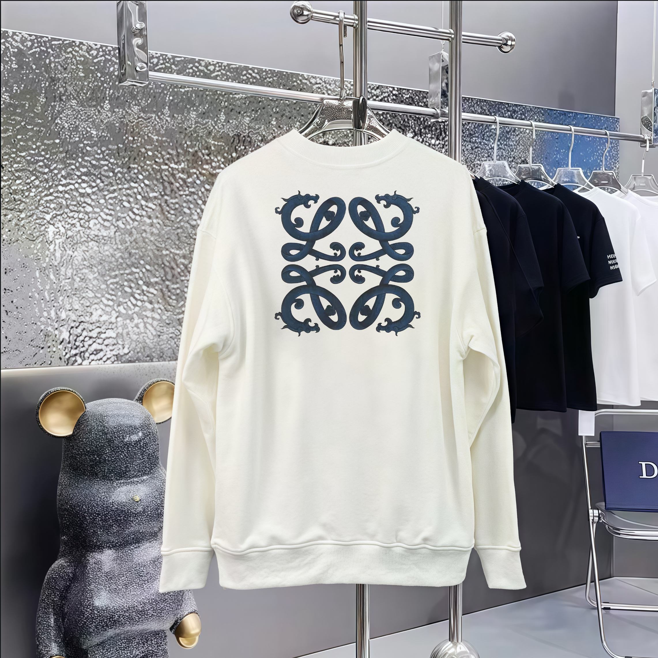 Cheap Loewe Hoodies in 227345, $50 USD- [IB227345] - Replica Loewe Hoodies