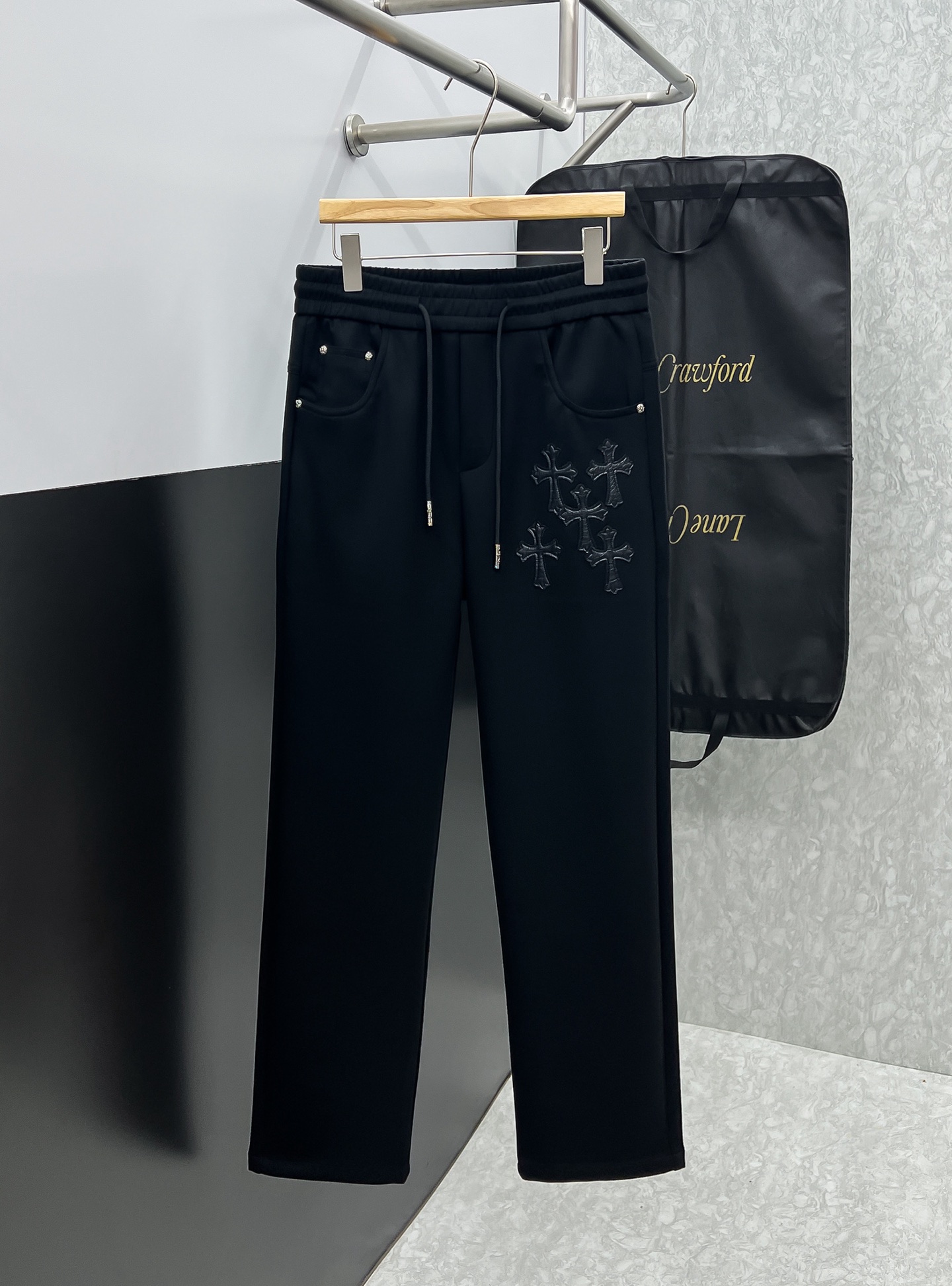Cheap Chrome Hearts Pants in 227358, $105 USD- [IB227358] - Replica Chrome Hearts Pants