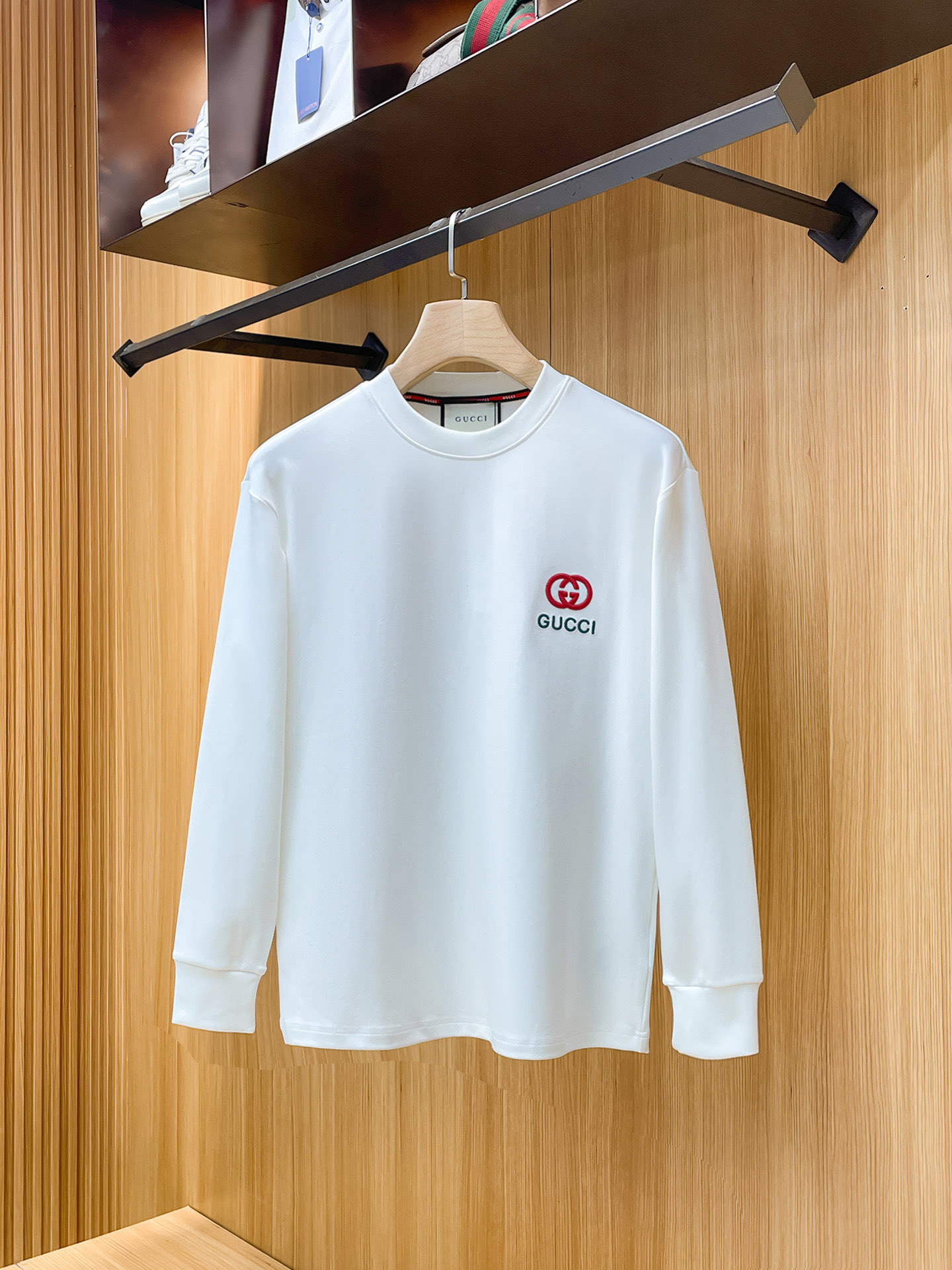 Cheap Gucci Long-Sleeved T-shirts for Men in 227369, $75 USD- [IB227369] - Replica Gucci Long-Sleeved T-shirts for Men