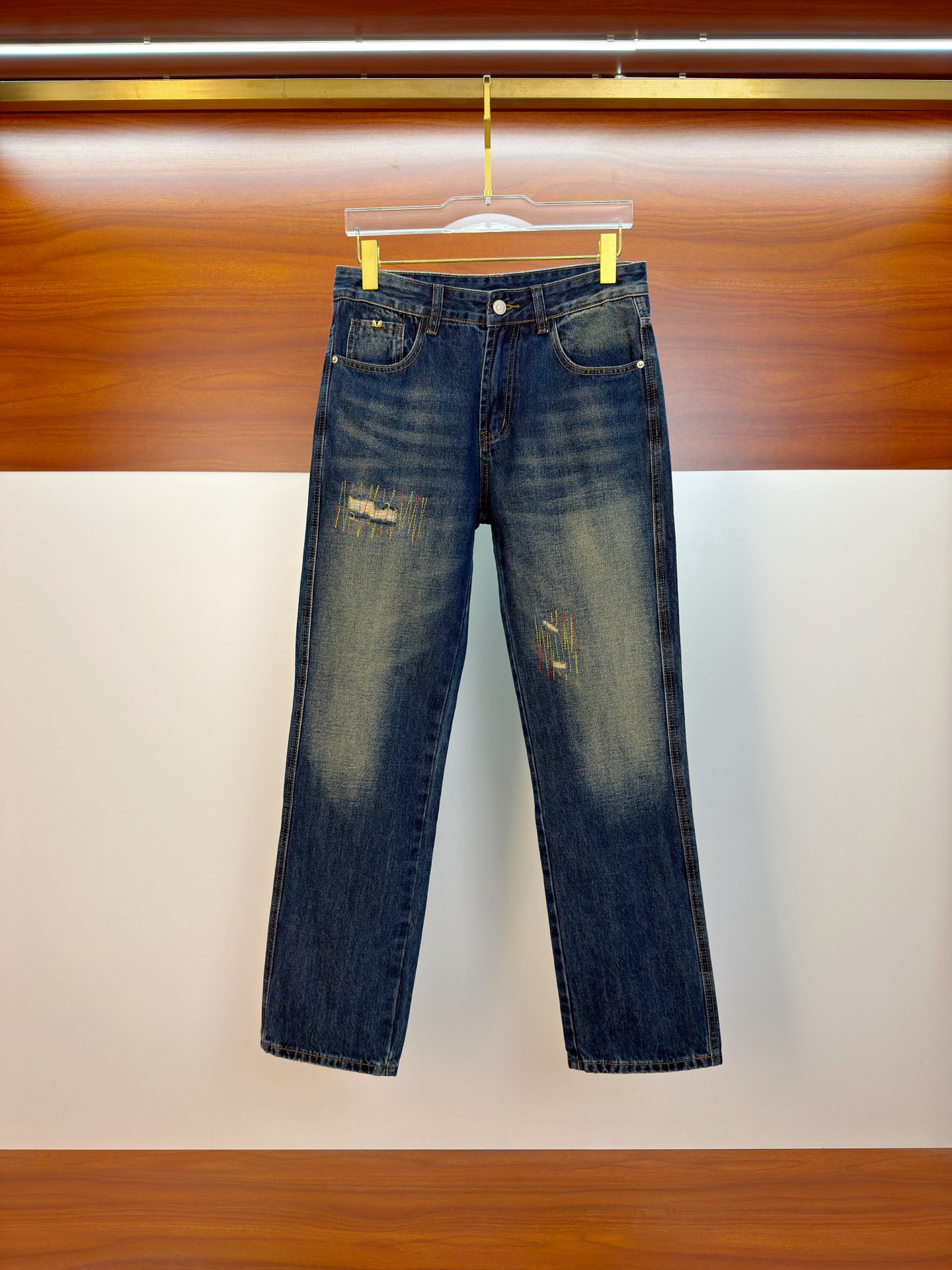 Cheap Fendi Jeans for Men in 227407, $110 USD- [IB227407] - Replica Fendi Jeans for Men