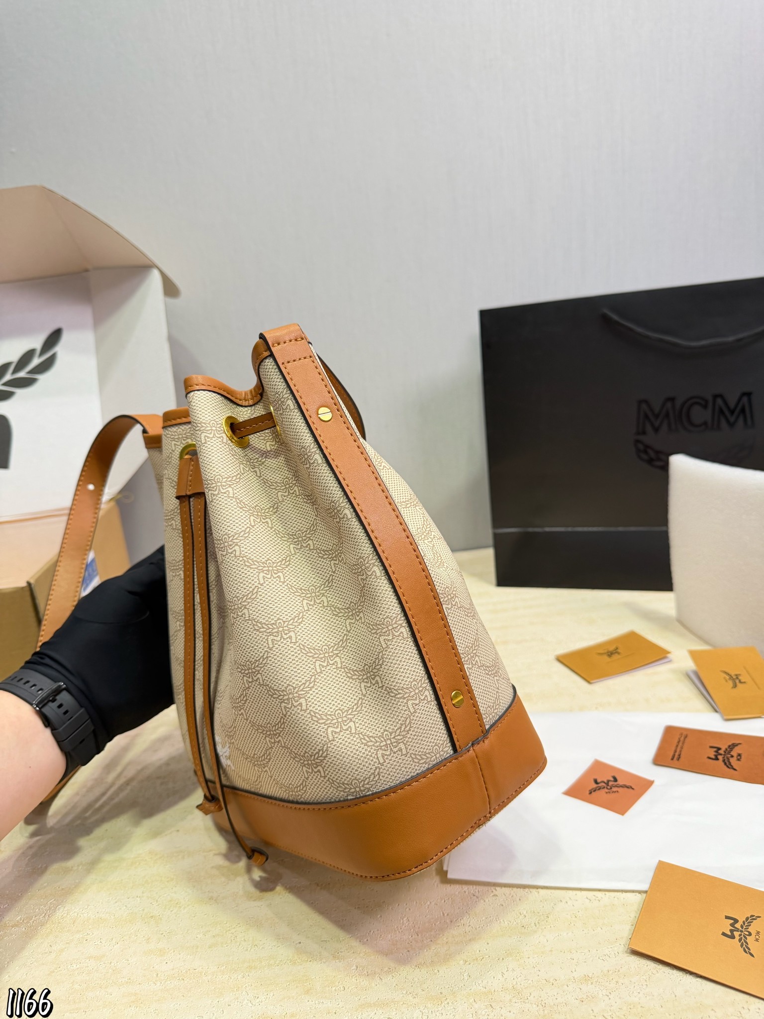Cheap MCM aaa quality Handbags in 227624, $75 USD- [IB227624] - Replica MCM aaa quality Handbags
