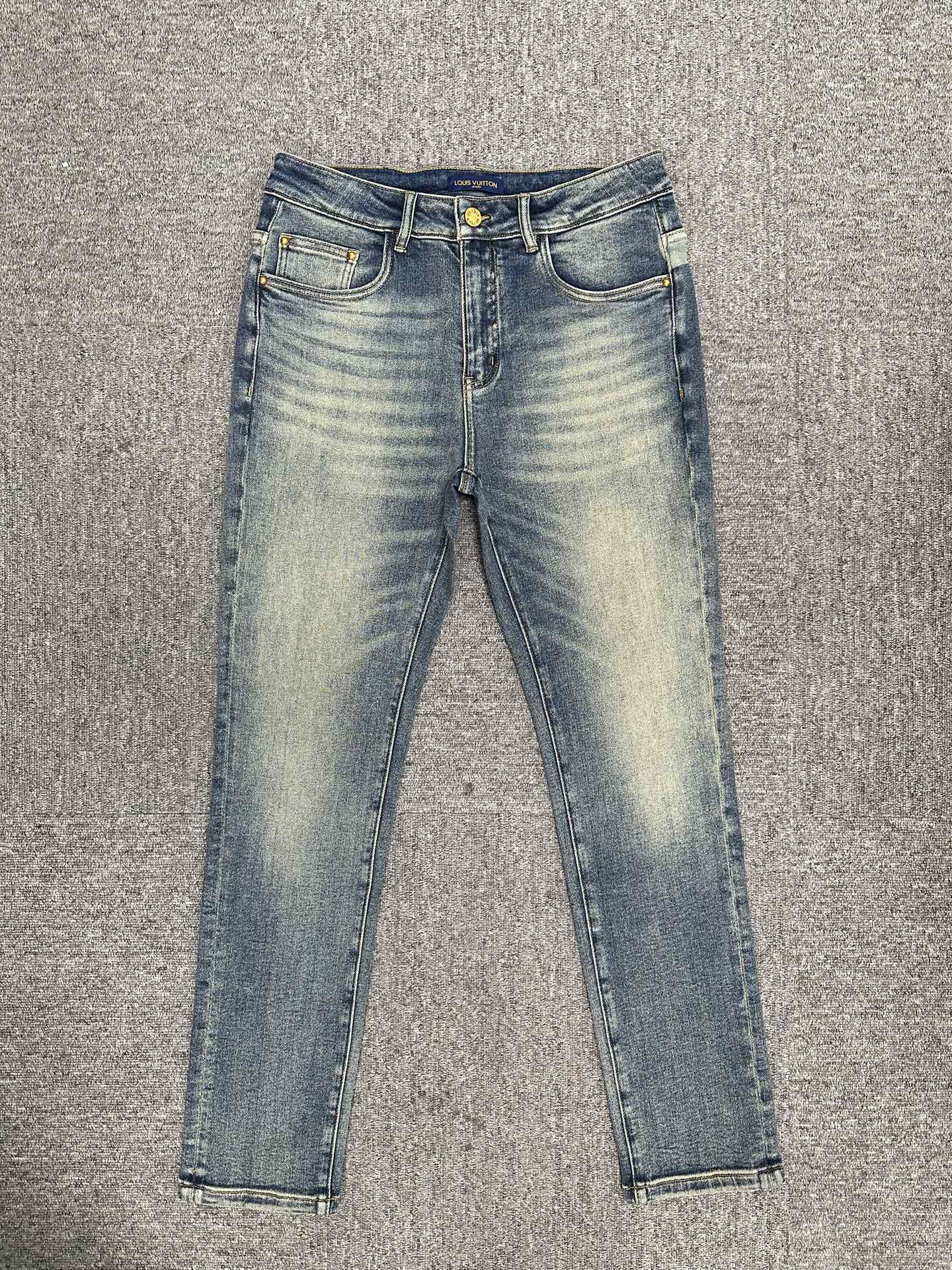 Cheap Louis Vuitton Jeans for Men in 227630, $140 USD- [IB227630] - Replica Louis Vuitton Jeans for Men