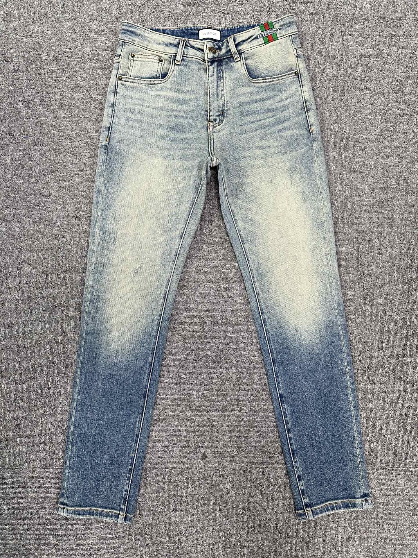 Cheap Gucci Jeans for Men in 227635, $140 USD- [IB227635] - Replica Gucci Jeans for Men