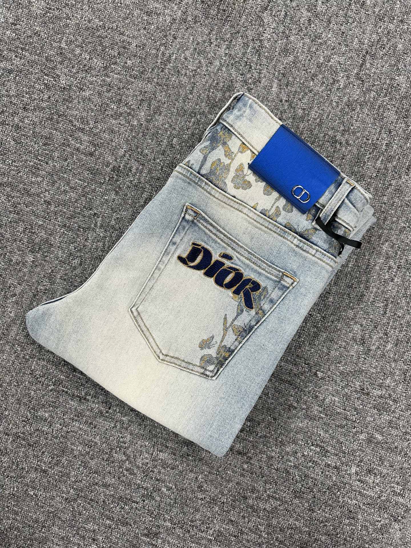 Cheap Dior Jeans for Men in 227639, $140 USD- [IB227639] - Replica Dior Jeans for Men