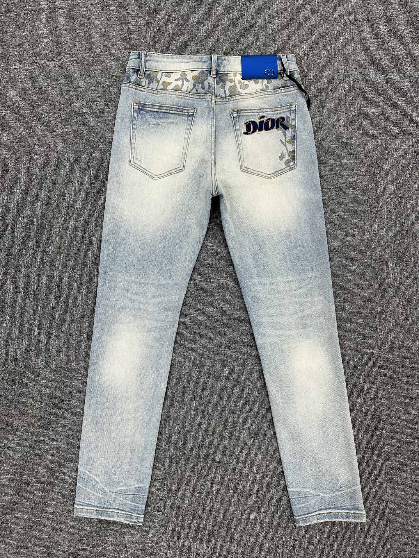Cheap Dior Jeans for Men in 227639, $140 USD- [IB227639] - Replica Dior Jeans for Men